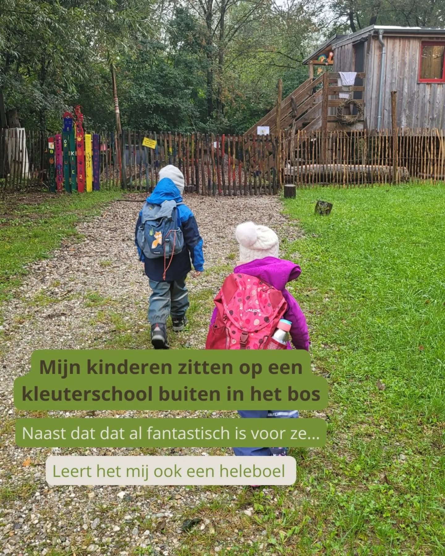 Voor ons voelt het als de beste keuze voor onze kinderen.
De hele dag buiten ☃️🌤🌦🌡
Bewegen 🏃🤸♀️
Verbinden met elkaar en met de natuur 🌲🍂🐌🐞
Spelenderwijs en ontdekkingsgeircht leren.
Het zijn twee nieuwsgierige aagjes 🤩
Dit schooljaar geniet ik nog even dubbel zo hard, want de oudste begint in september in groep 3 🥹
Zou jij je kinderen naar zo'n kleuterschool brengen?