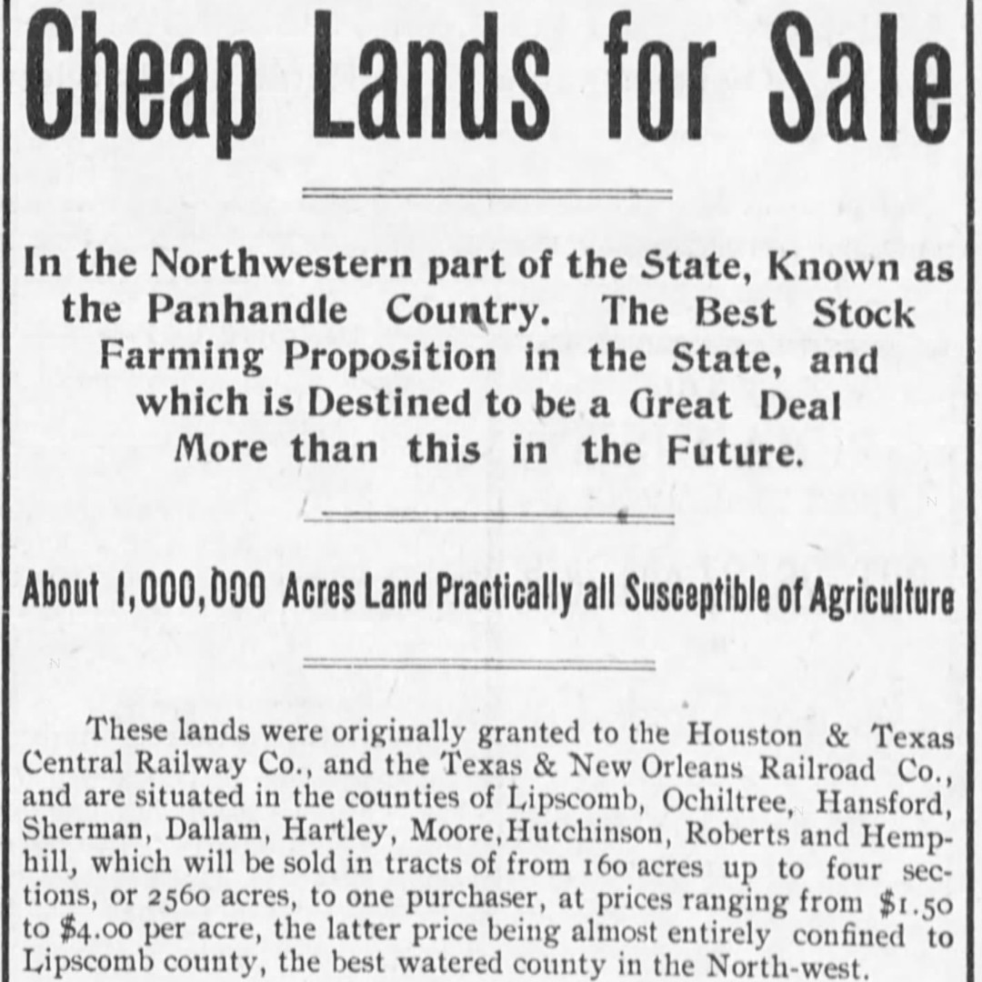 How is this for a throwback? This clipping is from the Twice-A-Week Herald, a newspaper published in the early 1900s. Even back then, people recognized the Panhandle Country as prime land for agriculture and a place where farmers and ranchers could help feed communities near and far. It’s pretty cool to look back at the history of agriculture in our area and just as exciting to think about where it’s headed next.
#TheRANGE #PanhandleAgriculture