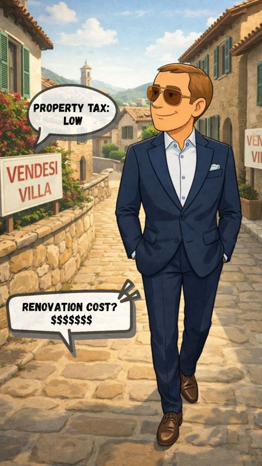 You came for la dolce vita.
Every espresso you drink, every sunset, every overnight stay...
Italy gets a cut.
Tourist tax isn’t optional… it’s part of the experience.
Romance is free.
The municipality is not.
#allocaverse #italianvilla #AlternativeAssets #AltInvesting #RealAssets
