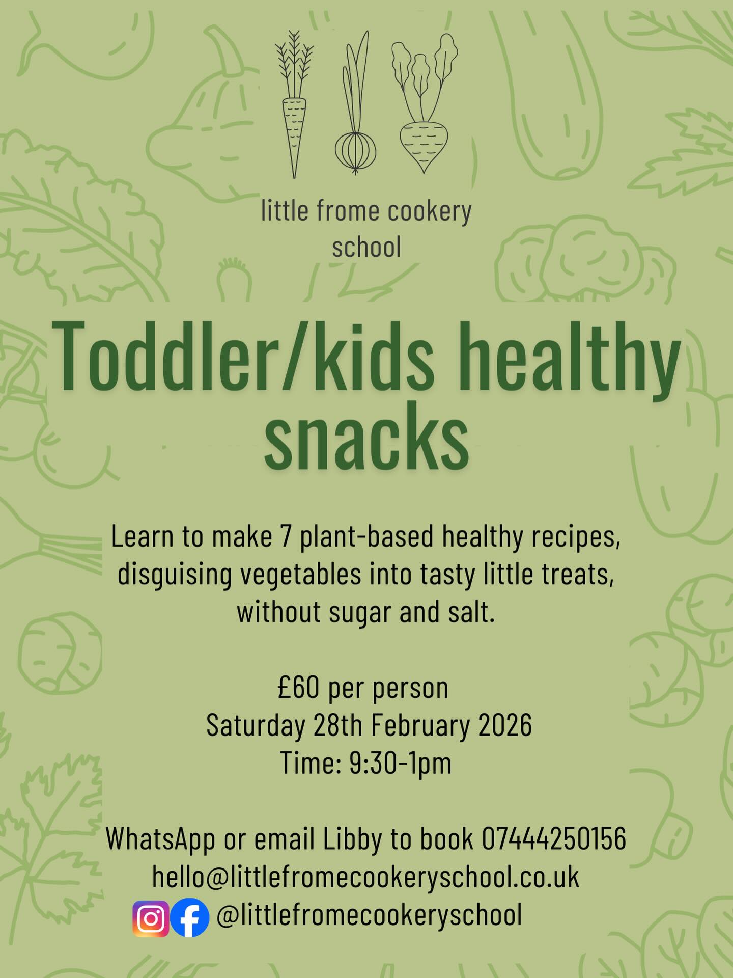 Bored of hearing “Snack, mama!”
You hand them a snack… then 10 minutes later it’s “I’m huuungry” 😵💫
Come and learn how to make nourishing, plant-based snacks that actually fill them up.
✨ 1 space left on my Toddler Snacks course on the 28th February. Link in bio to book.
#plantbased #littlefromecookeryschool #healthytoddlersnacks #vegan