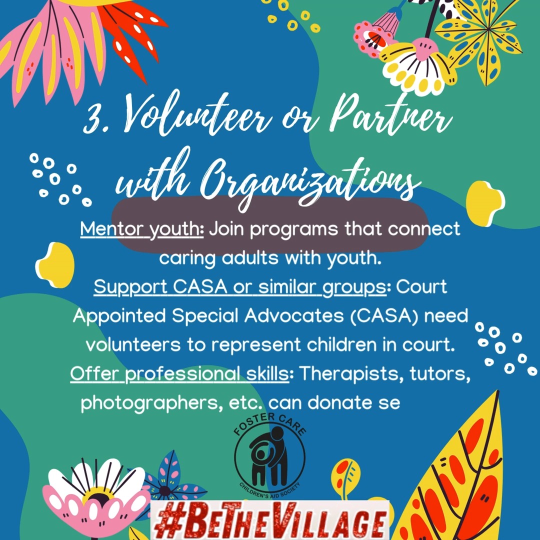 Supporting foster care doesn't require opening your home. Here are the top 3 impactful ways you can make a difference without becoming a foster parent: