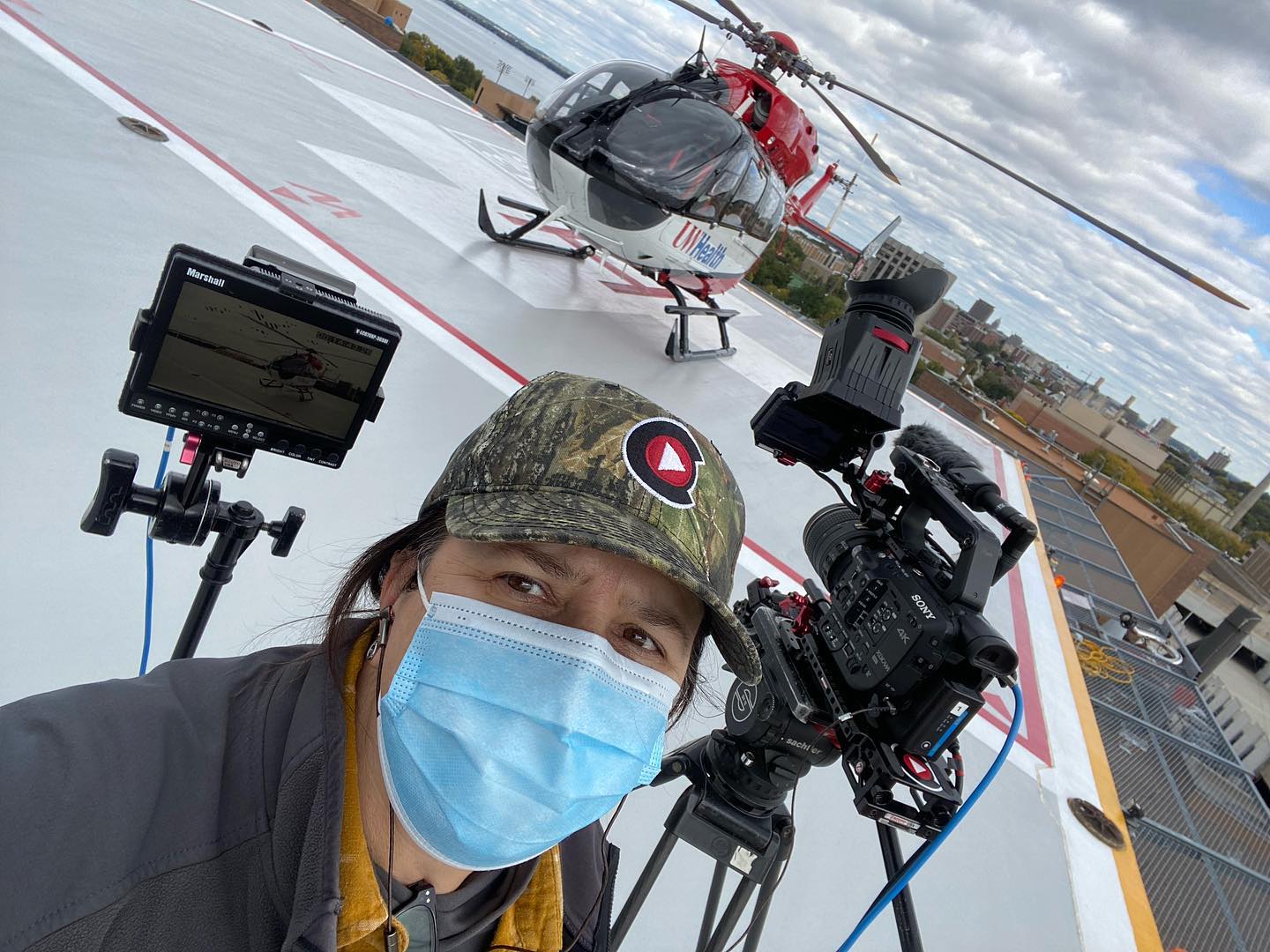 Great day on the roof.