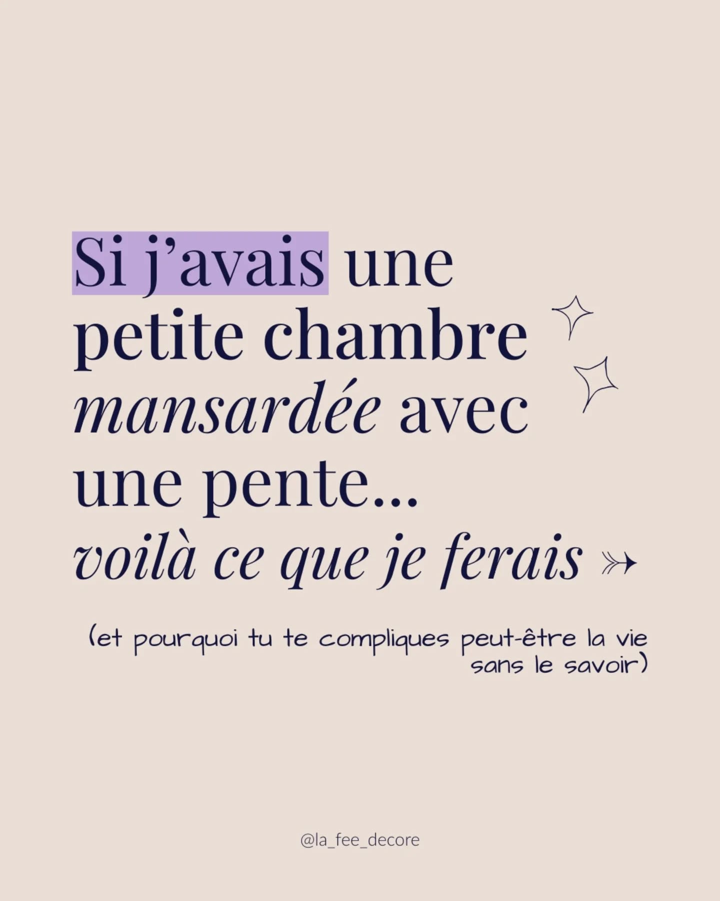 Tu galères à circuler dans ta petite chambre mansardée ? 😭
Tu ne sais plus où mettre ton lit, tes rangements, et la pièce te semble encore plus petite qu’elle ne l’est…
Et si je te disais comment transformer cette chambre étroite et sous pente en vrai cocon cosy et pratique ? ✨
Lis le carrousel, tu verras tout ce que je ferais à ta place.
➡️ Dis-moi en commentaire : quelle est la partie de ta chambre qui te bloque le plus ?
Enregistre pour plus tard 😉
.
.
.
#décorationintérieure #petitespace #optimisation #chambre #conseildéco