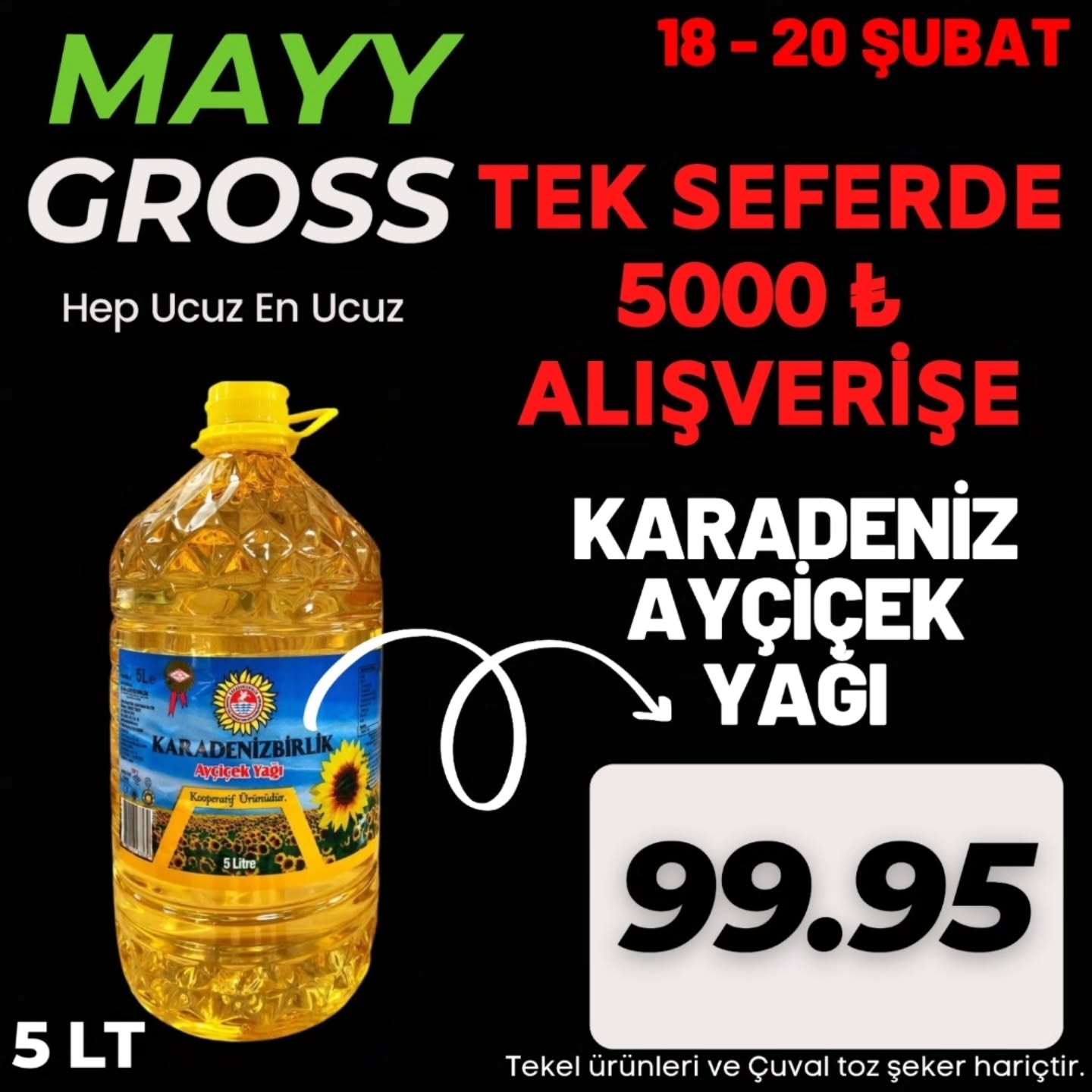 “18-20 ŞUBAT 2026 kampanyamız kapsamında kalite ve uygun fiyat bir arada. Mayy Gross’a davetlisiniz.”#kırşehir #kaman #manav #mucur#takipci