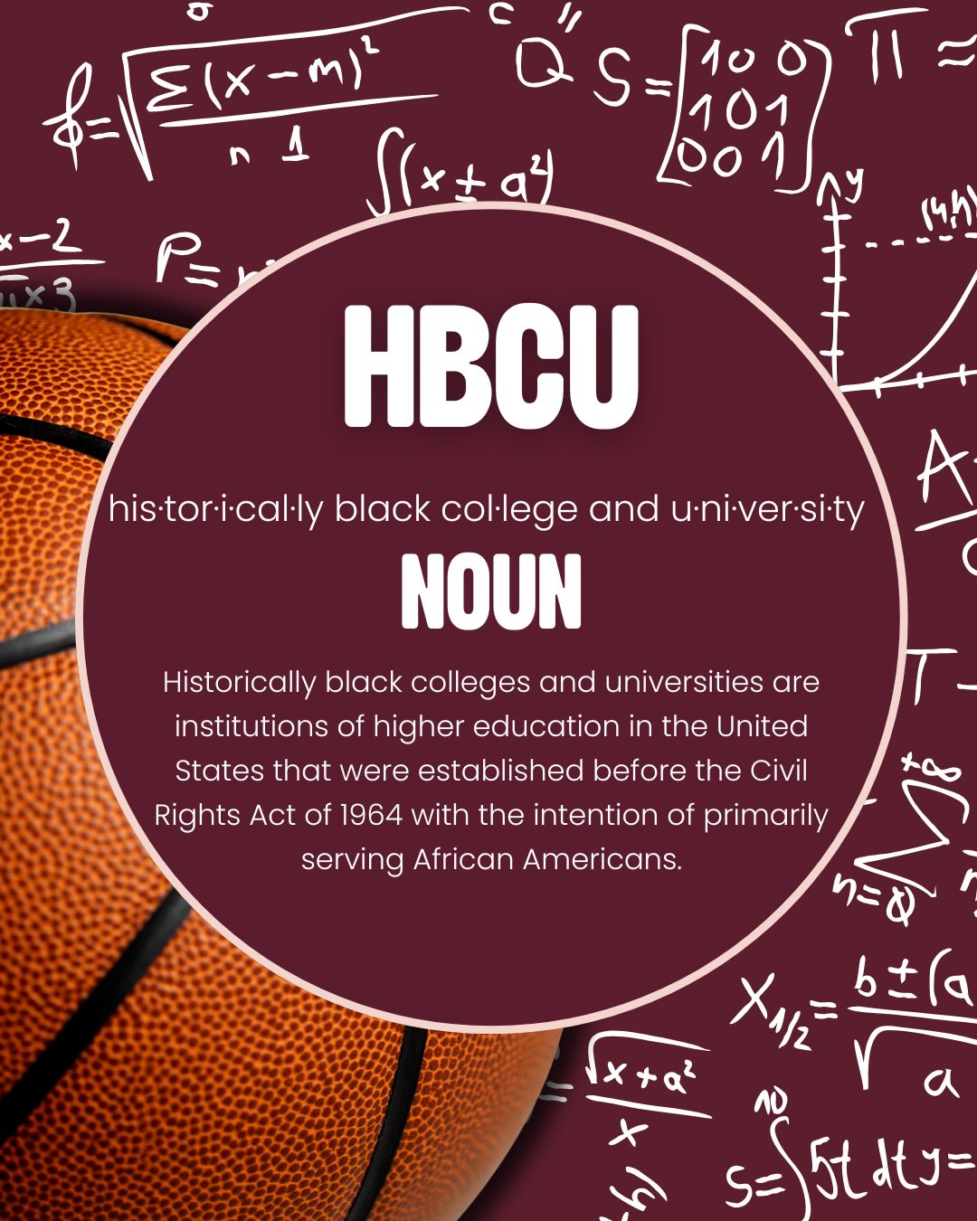 Here is a factoring quadratic worksheet that incorporates HBCU trivia.
Historically black colleges and universities are institutions of higher education in the United States that were established before the Civil Rights Act of 1964 with the intention of primarily serving African Americans.
.
.
.
#hbcu #factoringquadratics #mathxblackhistory #blackhistorymonth