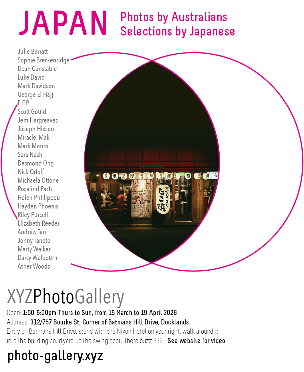 congratulations to those who's work was chosen. At the exhibition we will be screening all the entries. if I have spelt anyone's name wrong please let me know :-) there are a few who have not responded to our emails.. please respond. so looking forward to presenting this project. #Japan #australianphotographer . please @ people who are in the show we don't have everyone's insta.