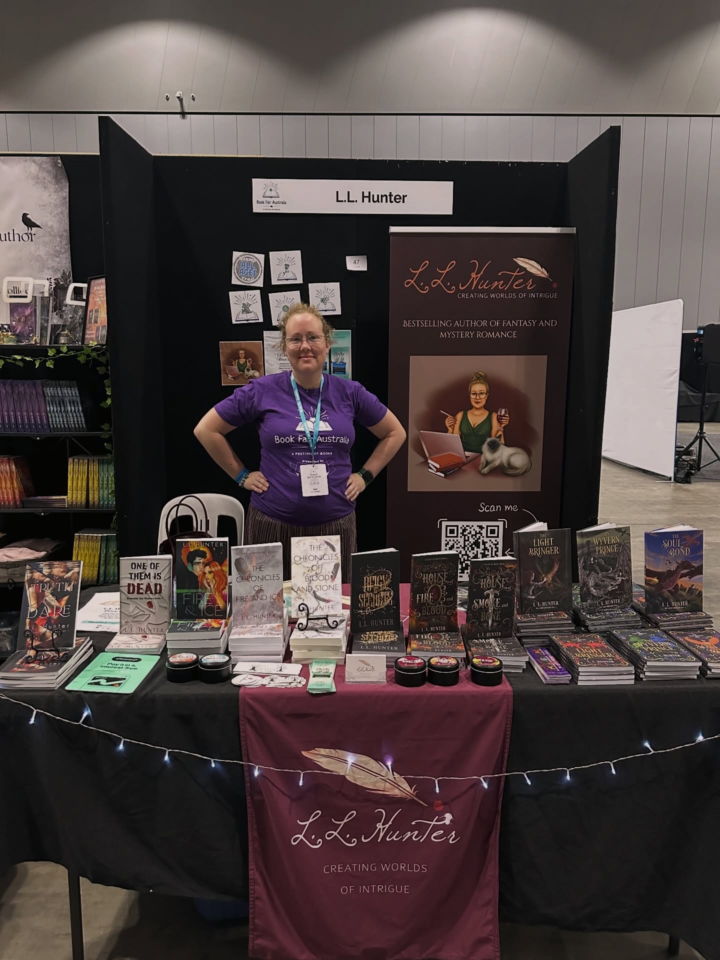 All ready for day 1 of @bookfairaus Melbourne!