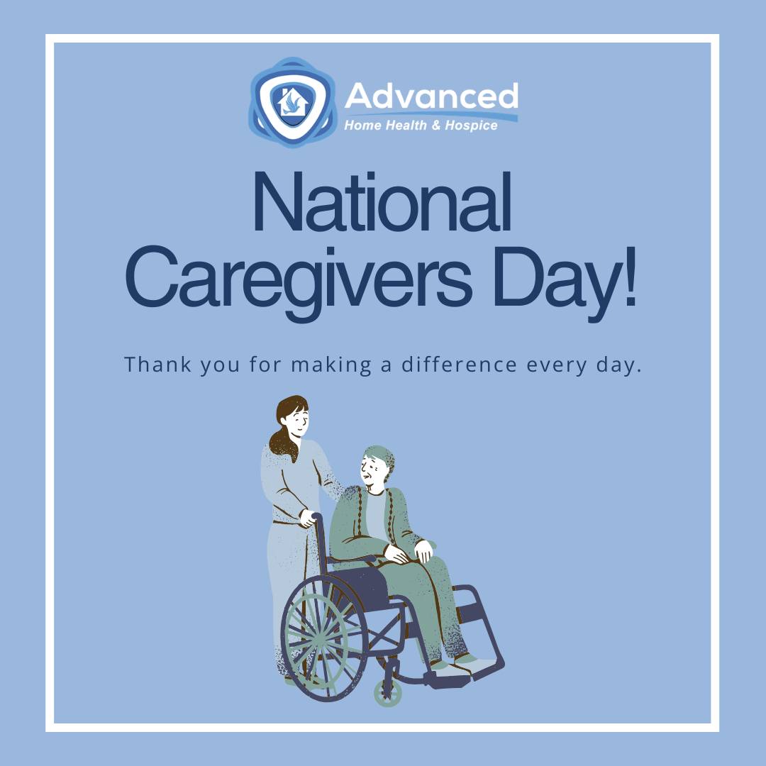 Happy National Caregivers Day! Today we celebrate the compassion, patience, and dedication our caregivers bring to every home and every patient. Thank you for making a difference every single day. 💙
#AdvancingTogether #HomeHealth #Hospice #NationalCaregiversDay