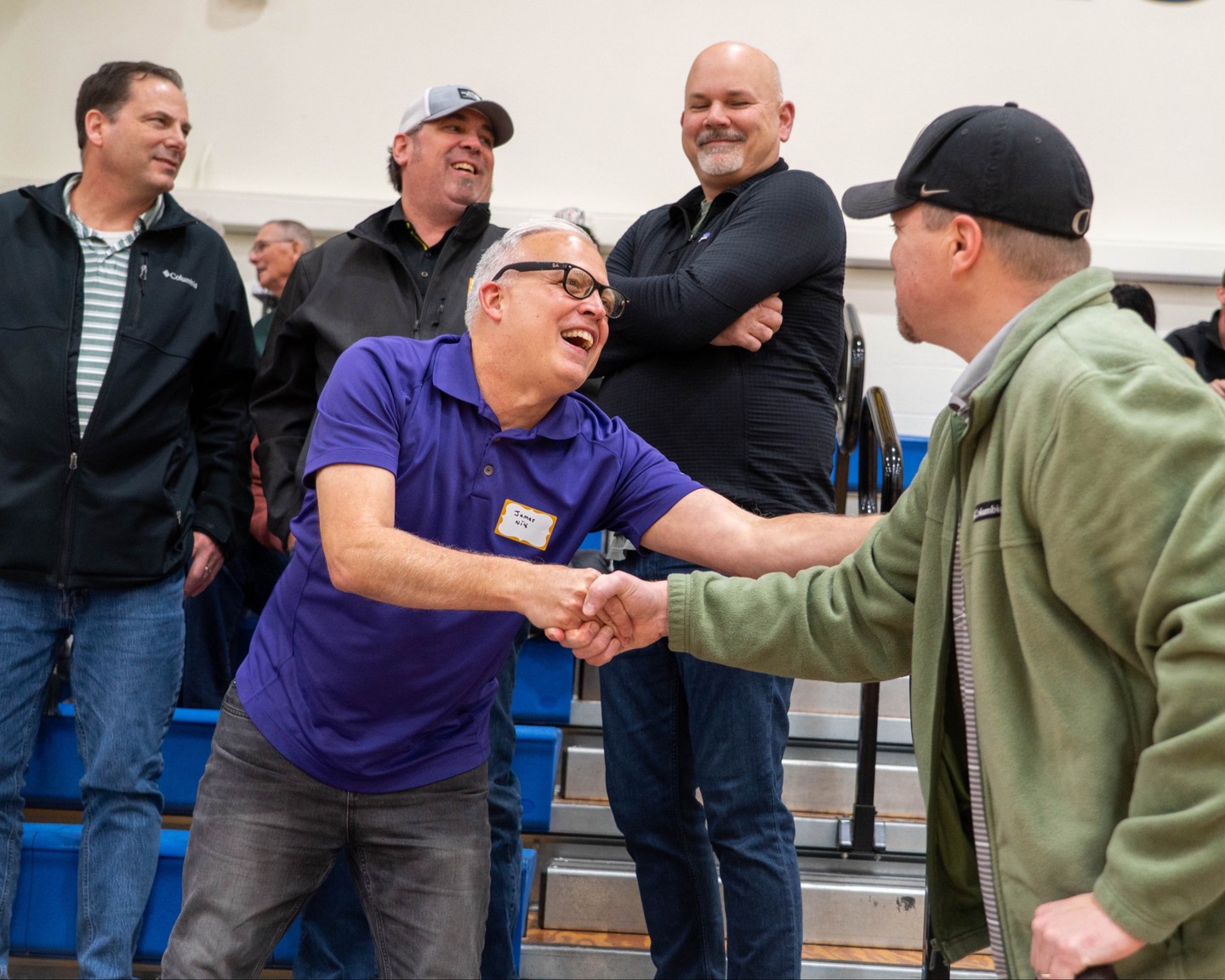 An unforgettable Alumni Night at the Morse Center! 🏀
We were grateful to be joined by so many alumni, families, and friends as we honored former men’s basketball coach Dave Lipp with the reaffirmation and dedication of the court in recognition of his incredible legacy.
Seeing so many reconnections made this a night we won’t forget. Thank you to all who joined us!