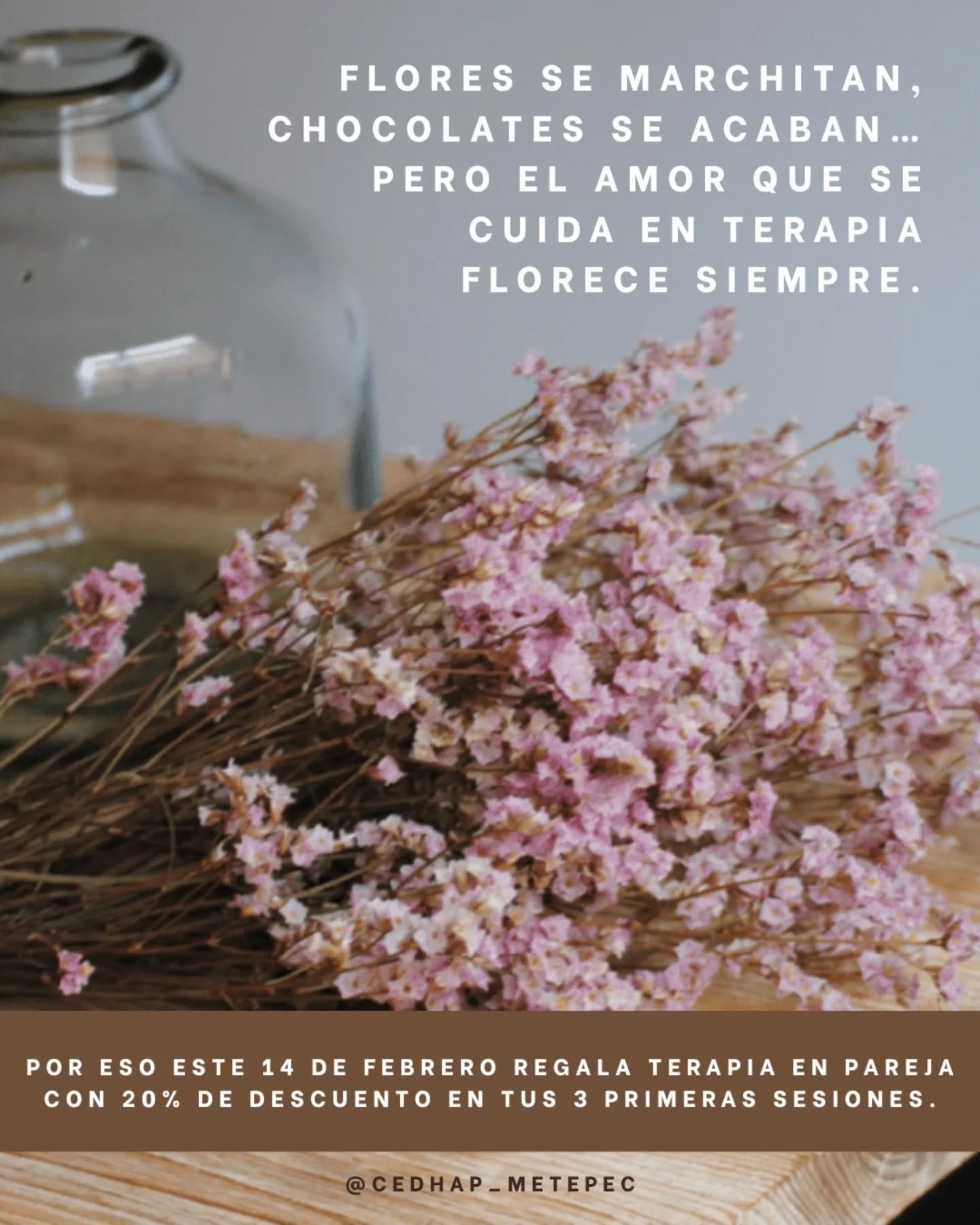 🌸 Las flores se marchitan… pero el amor que se cuida, florece. 🌸
Las relaciones, como las flores, necesitan atención, paciencia y cuidado constante.
No esperes a que se marchiten para empezar a nutrirlas.
💛 Este mes recibe 20% de descuento en tus primeras 3 terapias de pareja.
Un espacio seguro para escucharse, comprenderse y volver a elegir caminar juntos.
Porque el amor no solo se siente… también se trabaja. 🌿
Agenda abierta.
#TerapiaPsicológica #Terapia #terapiadepareja #flores #amor