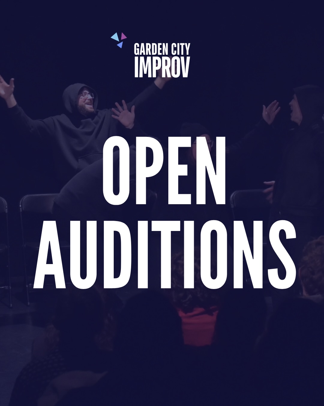 🎭 OPEN AUDITIONS
Garden City Improv is casting for a new series of improv comedy shows, directed by Claire Pollock.
We’re looking for experienced shortform, musical and longform improvisers. Applicants should be taking, or have completed, Garden City Improv’s 401 class (or equivalent advanced training).
Cast members will rehearse on Thursday nights (6-9 PM) starting March 5 and will perform in Garden City Improv shows on select Fridays in April, May and June.
Interested? Send your photo and a description of your improv experience to gardencityimprovbc@gmail.com
Applications accepted until Wednesday, February 25. Auditions will take place on Saturday, February 28.
See you on stage!
#yyjimprov #yyjcomedy #victoriabc #gardencityimprov #yyjarts