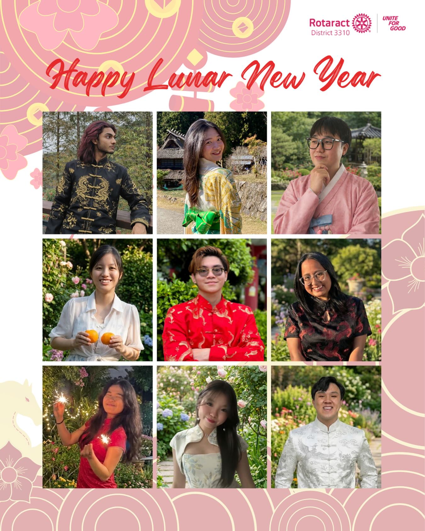 Happy Lunar New Year! 🧧✨
As we gallop into the Year of the Fire Horse 🔥🐎, we welcome a season of courage, vitality, and bold forward momentum. The Fire Horse inspires us to be fearless in our convictions, resilient in challenges 💪, and passionate in pursuing meaningful change.
Lunar New Year is a time to honor family, reflect on the past year, and embrace new beginnings 🌙. May this year bring you good health, renewed clarity of purpose, and the strength to turn vision into action. Let it be a year where we think bigger, collaborate stronger, and serve with even greater heart ❤️.
Through every project we launch, every partnership we nurture, and every life we touch, may we reflect the spirit of unity and service that defines us. Here’s to igniting fresh ideas 💡, deepening friendships across borders, and leading with courage and compassion. Together, let us move forward with unstoppable momentum — united in purpose and committed to Becoming More Through Service ✨
Here’s to a Lunar New Year filled with joy, growth, and meaningful connections! 🌙🎉
#Rotaract3310 #UniteForGood #BecomingMoreThroughService