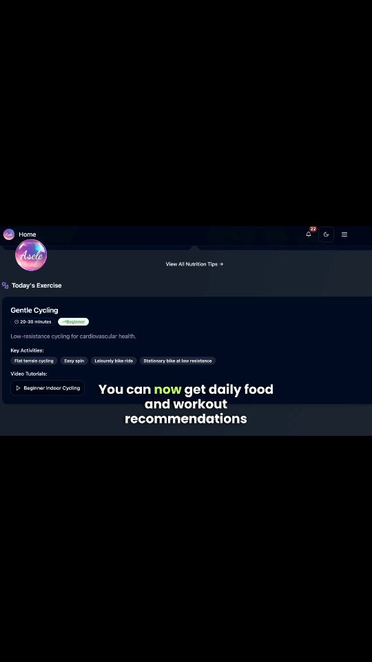New on Asele 🌸
You can now get daily food & workout recommendations personalised to your cycle — designed around how your body’s needs change throughout the month. Think iron-rich foods during your period, flexible meal options, and movement that works with you 💗
Plus, updates on our Asele x DataCamp Scholarships and a 20% Women Tech Network discount for our community.
Tap into the app to explore, and don’t forget to share your feedback ✨
#Asele #WomensHealth #CycleCare #FemTech #Productivity WomenInTech