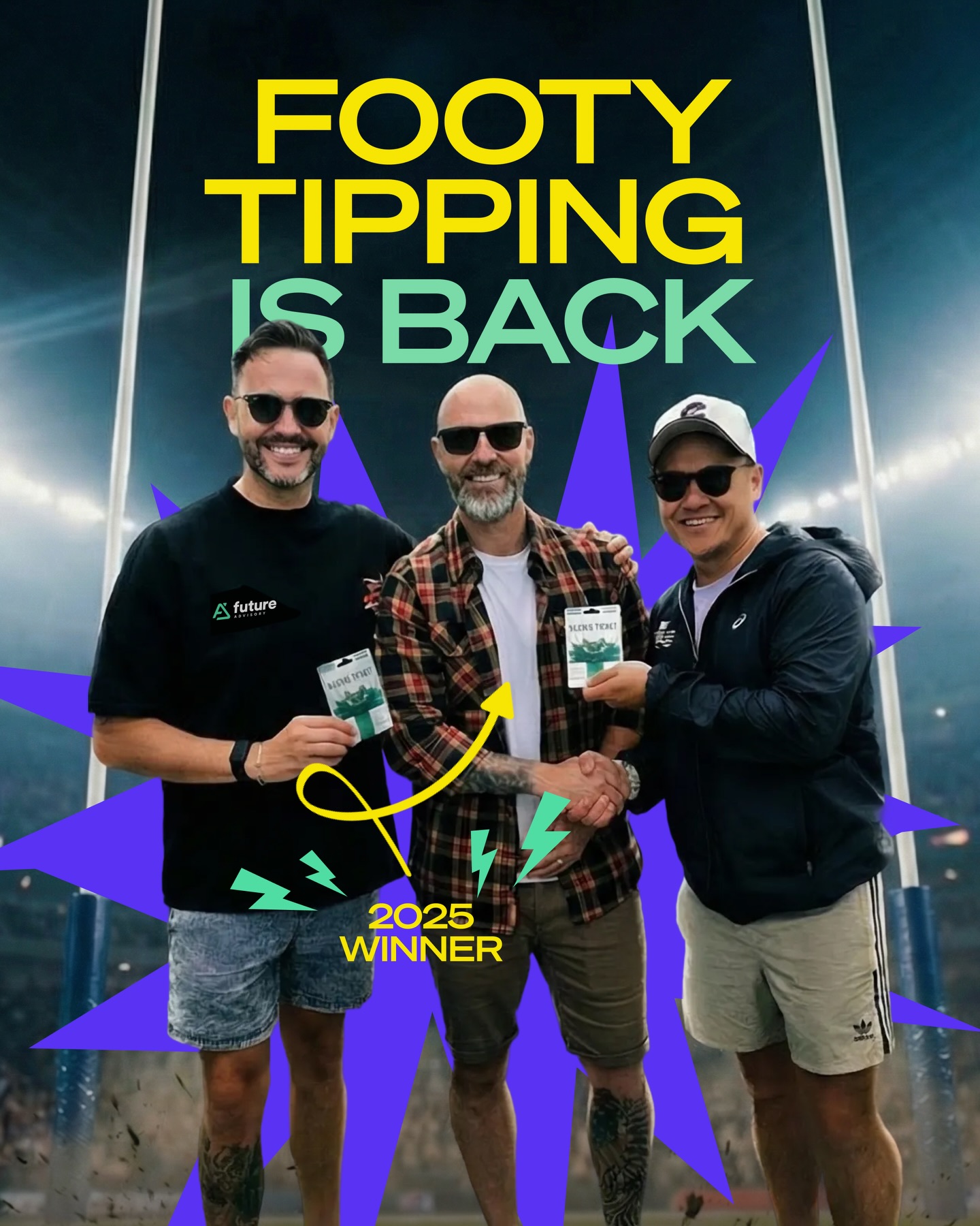 There’s $500 up for grabs in the Future Footy Tipping comp again this season! Clients and referrals partners are eligible 😘
Link in bio to join! Can you beat Jay this year? 👆🏻
