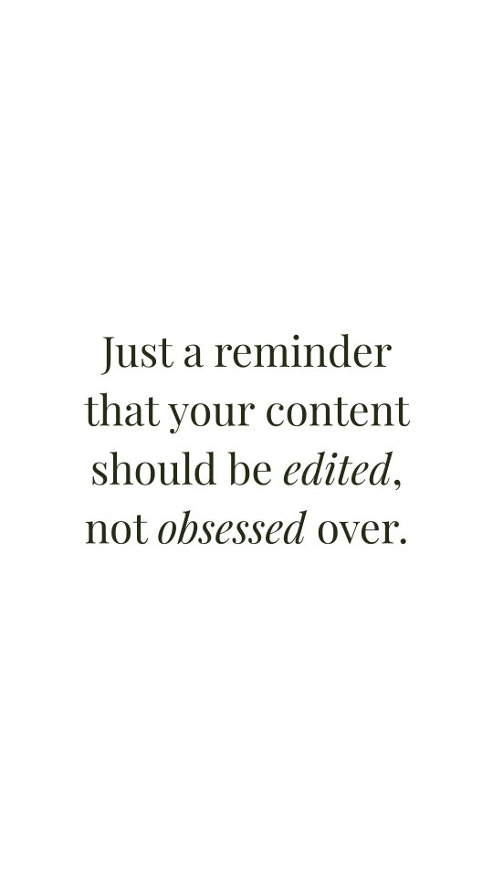Designers are trained to refine. To tweak. To move the lamp two inches. To adjust the scale. That instinct is what makes you incredible at creating magazine-worthy rooms.
But that same instinct will have you rewriting a 150-character caption for an hour… for a post that’s got a shelf life of maybe 48 hours.
I’m not saying throw up sloppy content.
I am saying that social media doesn’t need the same level of precision as a full-room installation.
Sometimes the posts you write in five minutes, straight from your perspective, are the ones that resonate the most.
They feel real.
They feel human.
They feel like you.
So edit for clarity.
Don’t edit for perfection.
And then hit post. 😁
#marketingforinteriordesigners #intagramforinteriordesign #interiordesignbusiness