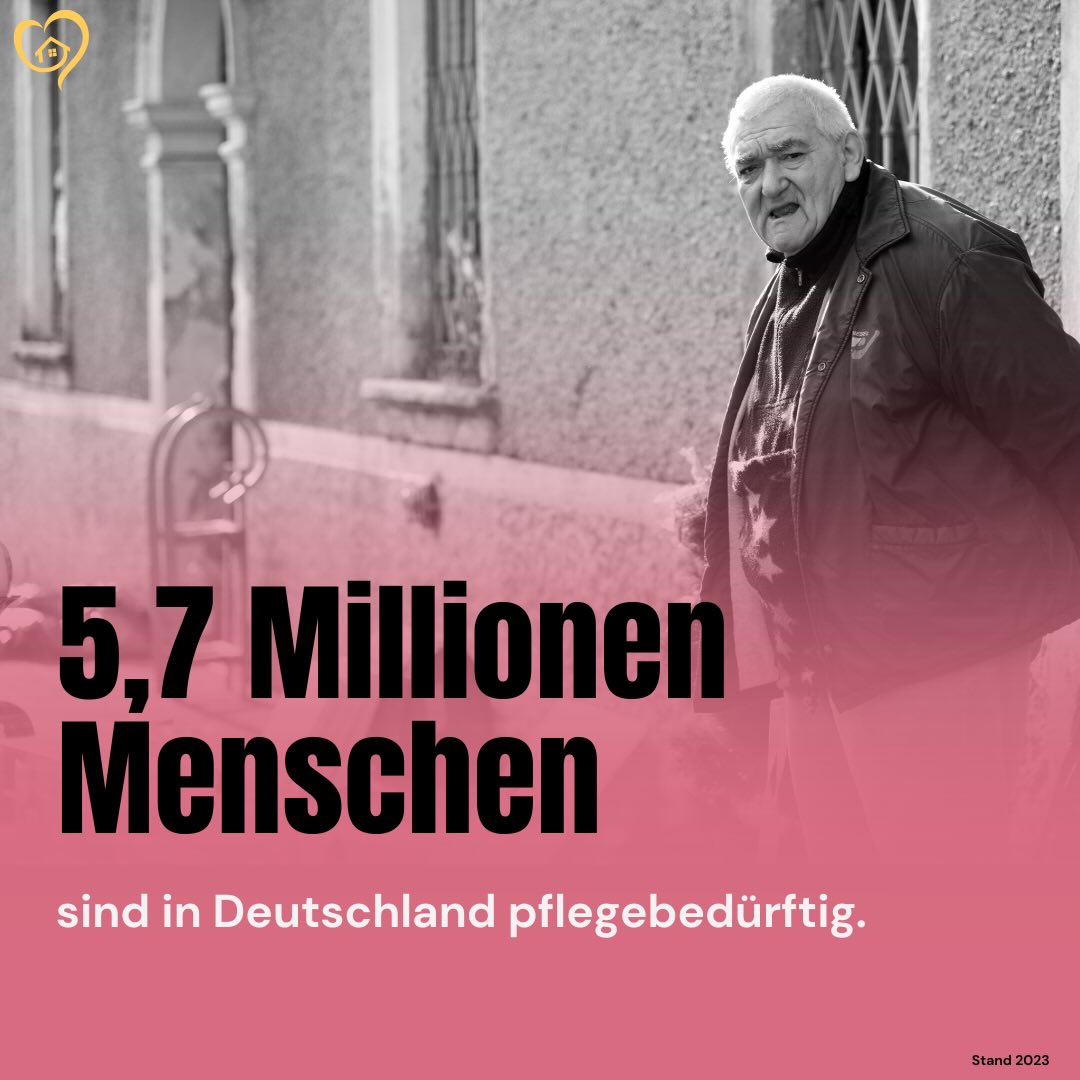 📌 30 % der Menschen 65+ brauchen Unterstützung im Alltag.
📌 Viele noch mehr. Nur ohne offizielle Hilfe.
Es gibt ca. 18 – 18,6 Millionen Menschen 65 Jahre und älter in Deutschland. Ende 2023 waren in Deutschland rund 5,7 Millionen Menschen pflegebedürftig.
30 % aller Menschen 65+ leben in Deutschland mit einem Unterstützungsbedarf im Alltag. Diese Zahl gilt nur für Menschen mit einem anerkannten Pflegegrad. Viele ältere Menschen benötigen leichtere Alltagsunterstützung, z. B. hauswirtschaftliche Hilfe, Fahrdienste oder Einkäufe. Diese Personen werden oft nicht als „pflegebedürftig“ erfasst.
Kleine Hilfen zur richtigen Zeit entlasten, geben Sicherheit und verhindern, dass aus Alltagsschwierigkeiten echte Krisen werden. Wer früh Unterstützung annimmt, lebt länger selbstbestimmt und mit mehr Lebensqualität.
Unser Ansatz:
Früh unterstützen. Selbstständigkeit erhalten. 💛
Jetzt unverbindlich beraten lassen!
#pflegealltag #ambulantepflege #alltagshilfe #oranienburg #seniorenhilfe