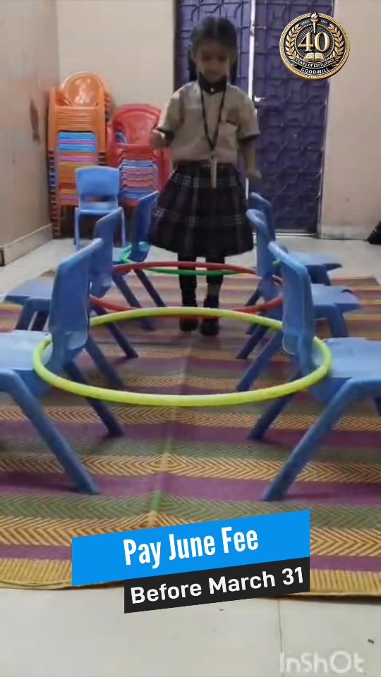 🎒✨ ADMISSIONS OPEN – JOIN THE GOODWILL FAMILY! ✨🎒
Give your child a joyful start to learning! 🌈
Enroll before March 31st, pay the June fee, and begin your child’s learning journey with us — with ZERO admission fee! 🎉
👶 Specially designed Play Area for Pre-Primary Kids
🎨 Safe, colourful & activity-based learning environment
📚 40 years of trusted excellence in education
Let your little ones learn, play, explore, and grow in a space made just for them. ❤️
📍 Limited seats available — secure your child’s future today!
#AdmissionsOpen #NoAdmissionFee #PlayLearnGrow #PrePrimary #SchoolAdmissions GoodwillSchools JoinUs