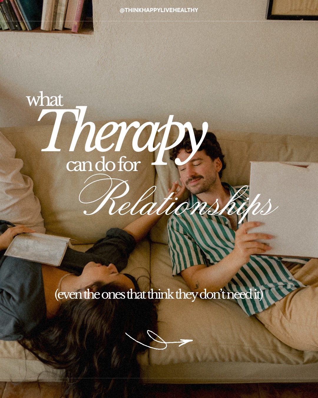 Couples therapy isn’t only for relationships in crisis.
Many couples use therapy as a proactive, healthy tool — much like individual therapy — to strengthen communication, build emotional awareness, and stay connected as life changes.
Therapy can help couples:
• practice more mindful listening
• improve trust and emotional safety
• deepen empathy and understanding
• navigate conflict with less reactivity
• grow together instead of drifting apart
You don’t have to wait until something feels broken to care for your relationship. Just as we invest in our own mental wellness, relationships benefit from the same intentional support.
Couples therapy isn’t about fixing what’s wrong — it’s about supporting what matters.
Click the link in our bio to learn more about relationship therapy and supportive care.
-
#ThinkHappyLiveHealthy
#CouplesTherapy
#HealthyRelationships
#RelationshipWellness
#TherapySupport