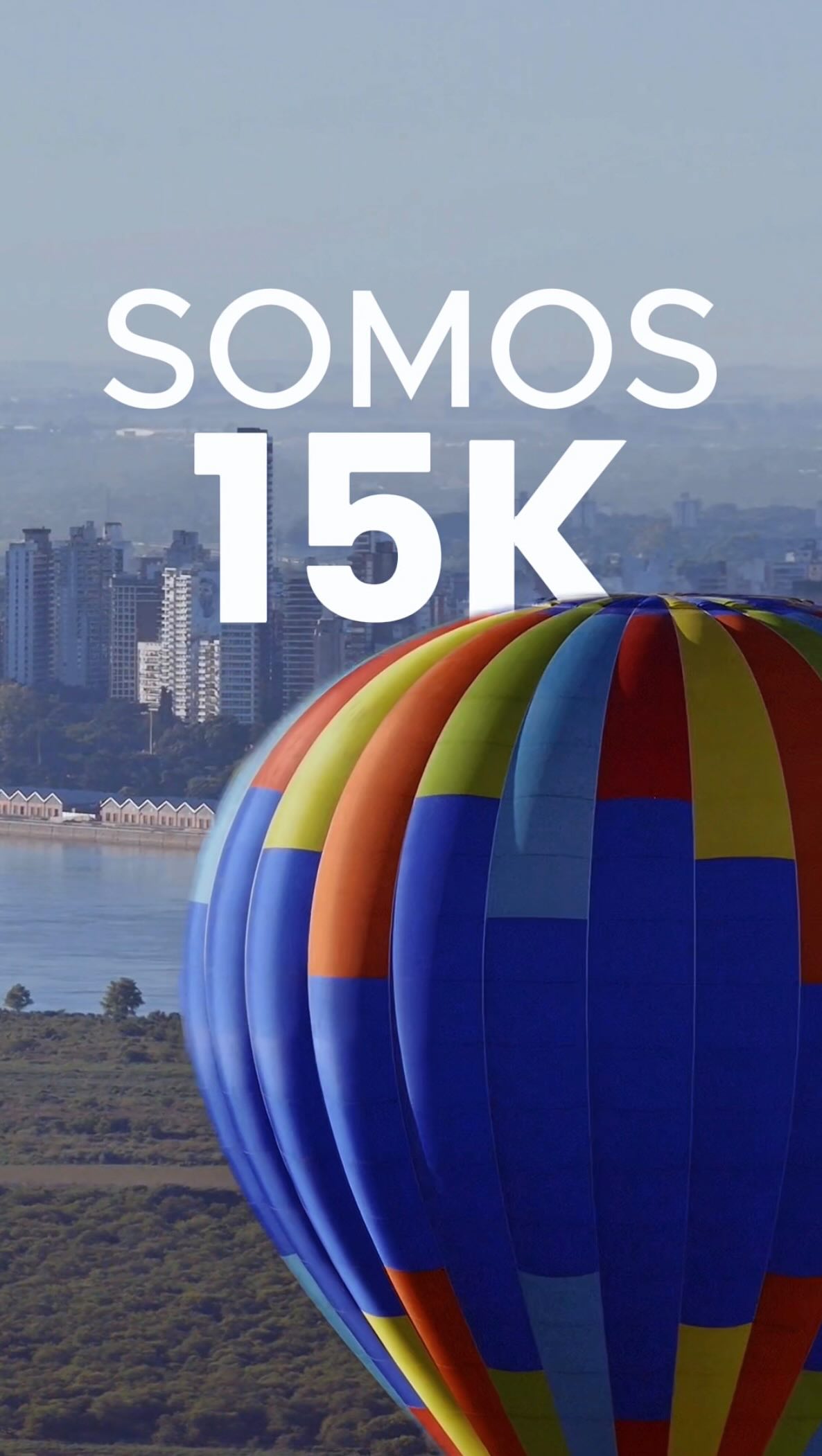 🎈Llegamos a los 15K!!
15.000 personas acompañándonos en cada vuelo, en cada amanecer y en cada aventura.
Gracias por estar, por compartir y por ser parte de #RosarioenGlobo.
Seguimos creando momentos que se quedan para siempre.
@pulsesolve