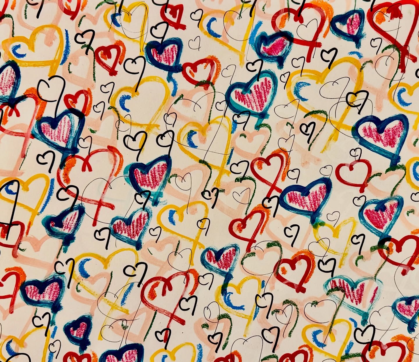 HEARTS 🤍🧡🩵