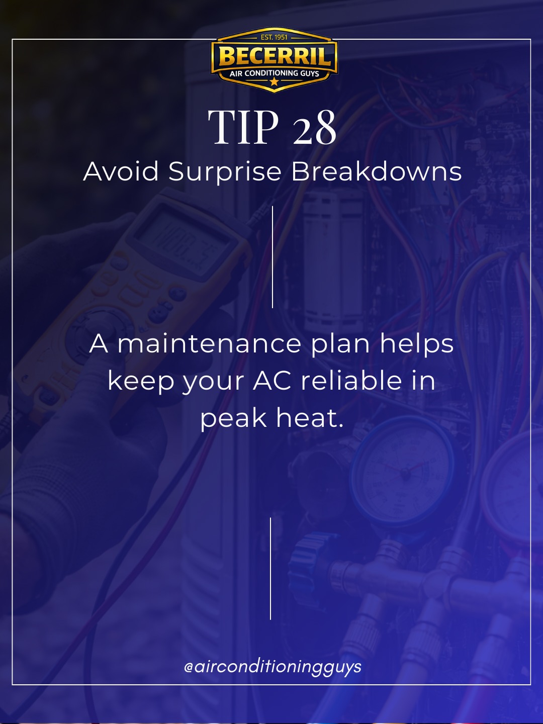 🧰✅ Avoid surprise breakdowns! A maintenance plan helps keep your AC reliable in peak heat. 📩 DM “PLAN.”
#ElCentro #ImperialValley #ACMaintenance #AvoidBreakdowns #HVAC #chulavista #acguys