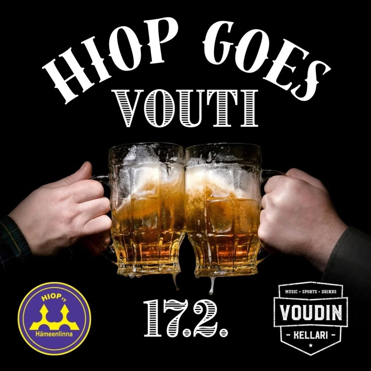 FIN / ENG
Nyt on vihdoin taas se aika kun HIOP kerÀÀ salkkunsa ja ryntÀÀ Voudin kellariinđ„. Tarkoituksena on rentoutua koulustressistĂ€ juomien, hyvĂ€n seuran ja haalarimerkkien ompelun parissa.
EikÀ hÀtÀÀ jos kaikki merkit on jo ommeltu, sillÀ HIOPilla on
UUSIA MERKKEJĂ MYYNNISSĂ!!!
LisĂ€ksi myymme uutuustuotteena insinööriliiton suhdeviivaimiađ€©.
Tule siis yksin tai yhdessĂ€ kaveriporukkasi kanssa nauttimaan illasta 17.2. Klo 17.00 eteenpĂ€in!đ»
â----------------------
Now it's finally the time when HIOP is ready to get their cases and go to Voudin kellariđ„. Our purpose is to relax from school stress with drinks, good company, and sewing overall patches.
Donât worry if you have already sewn all your patches because HIOP has
NEW PATCHES FOR SALE!!!
We are also selling (The Union of Professional Engineers in Finland) scale rulers as a new productđ€©.
So come alone or with your group of friends to enjoy the evening on Tuesday 17.2. from 17.00 onwards!đ»