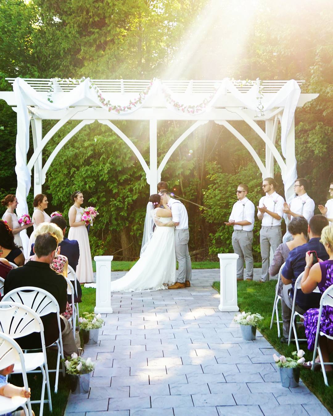 Congratulations to Mr. & Mrs. Carney! What a beautiful wedding. #eddingtonmaine #meadowbrookreception #meadowbrook #weddingvenue #mainewedding
