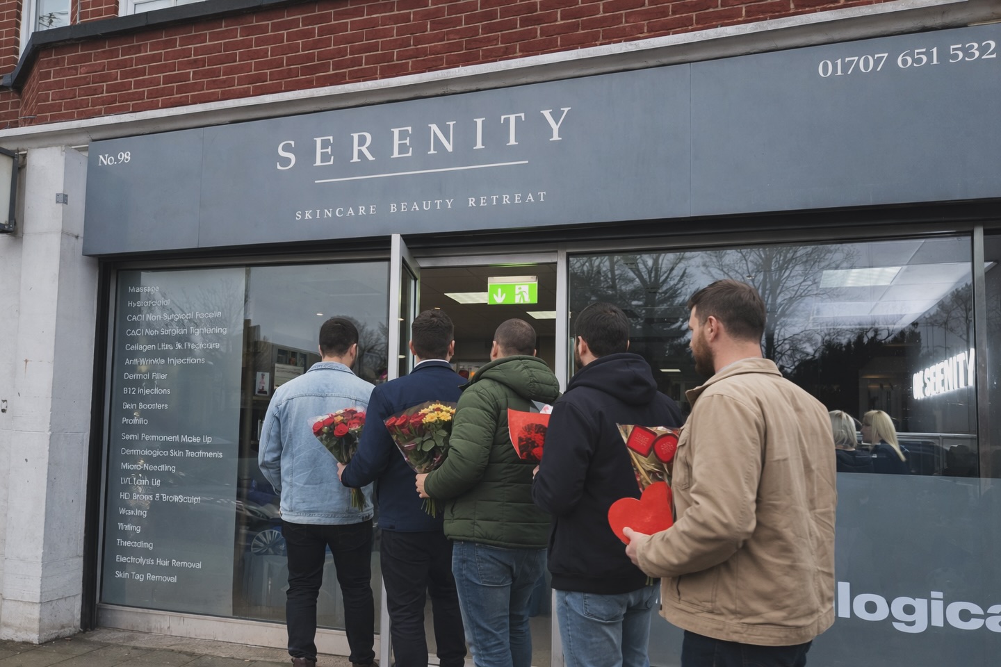 Last chance valentines shoppers… this is your sign 👀❤️
Still need a Valentine’s gift? We’re open 9–4 today and Serenity vouchers are ready and waiting 💌✨
Flowers fade… glowing skin lasts longer 😉