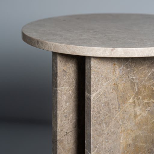 Custom occasional marble table.
Material Marron Emperador light Marble. DM for more information