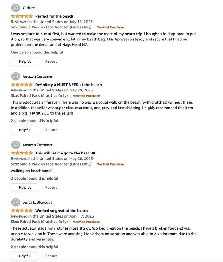 We LOVE our customers and are so happy we can help them enhance their cane and crutch mobility!
http://ezwalkpads.com
#limbloss #amputee #amputeelife #prosthetics #amplife #amputeestrong #prostheticleg #limbdifference #prosthesis #iamadaptive #disabilityawareness #advocacy #mobility #mobilitymatters #mobilitysolutions #mobilitytech #disability #disabilityinclusion #disabilitypridemonth #disabilityawareness