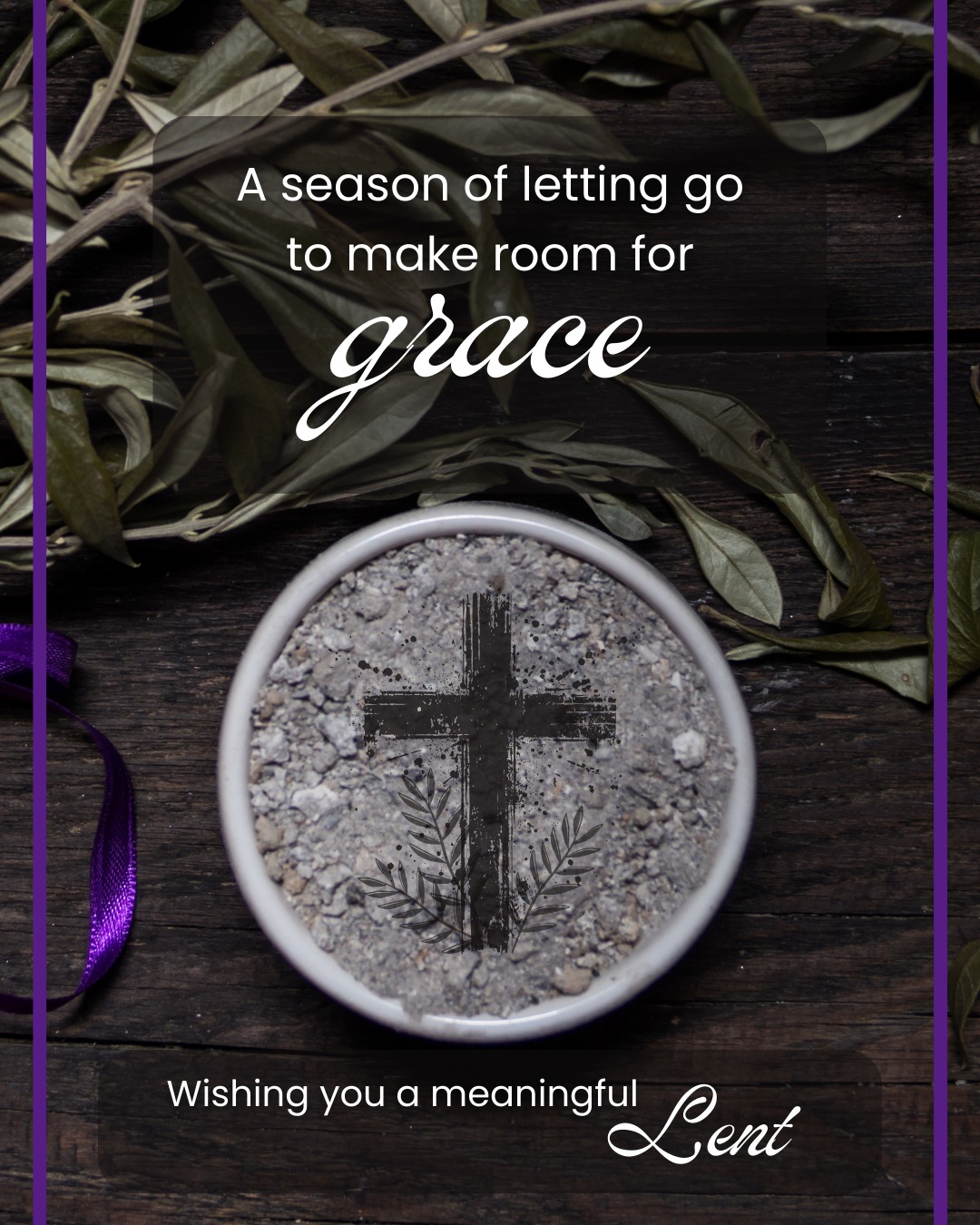 We hope that your Lent is a time to grow closer to God and remember his compassion.
