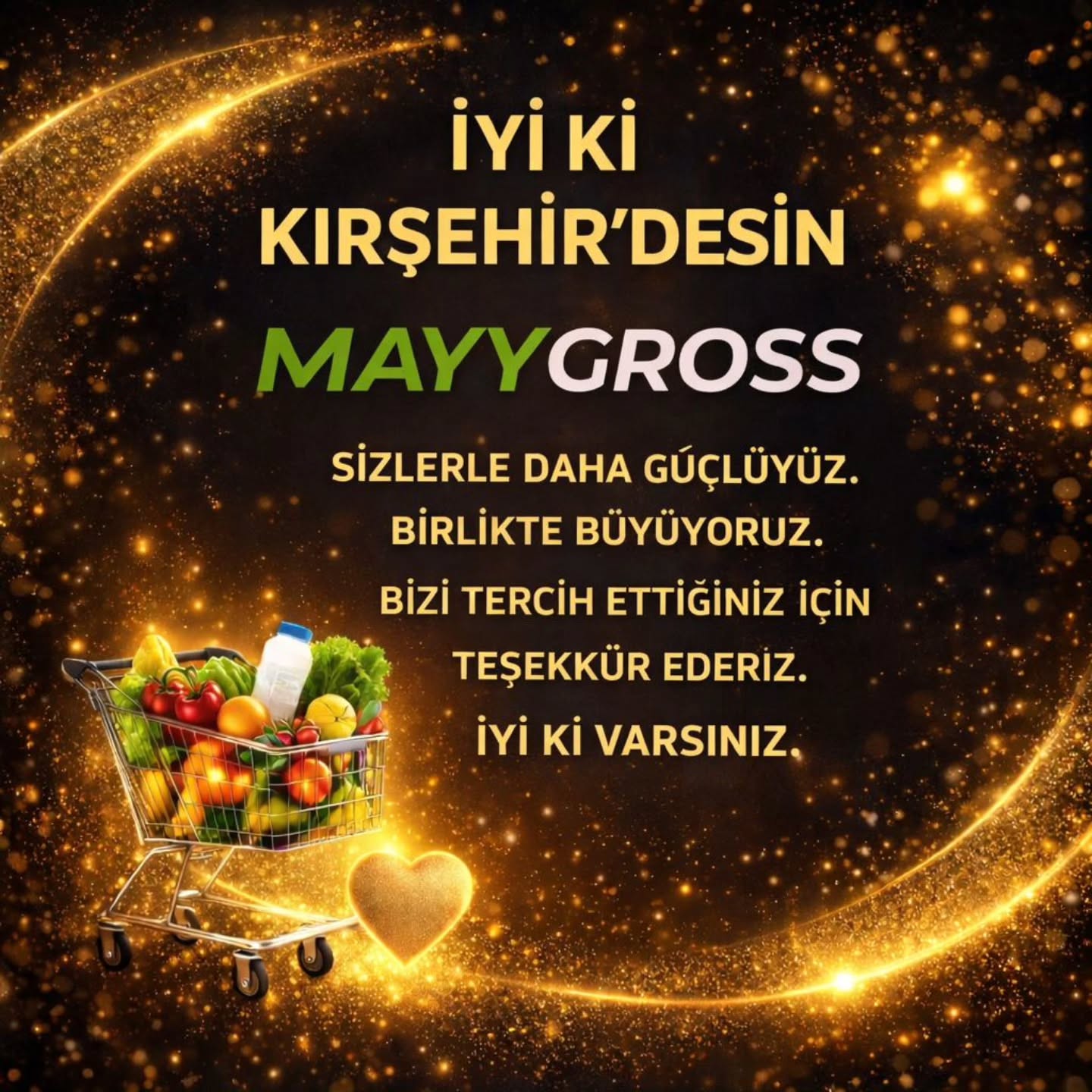 • Güvenle alışverişin adresi.
• Tazelik, kalite, güven.
• Kırşehir’in güvenilir marketi MAYGROSS.#kırşehir #manav #takipci
