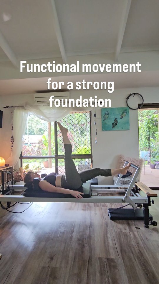 Footwork on the reformer, especially when done at the beginning of a class is:
👣an opportunity to notice your alignment
👣ask yourself whether you feel grounded and stable
👣notice how your knees track
👣explore the different foot positions on the footbar
👣feel how they change the focus of the movement
👣find your breath pattern
👣find flow
👣Building strength, awareness and stability from the ground up, footwork really is the foundation of a great Pilates programme and works the entire lower body👣
Ready to give your feet (and rest of the body!) some feel good moves?
Come and try a session with me @carolineclosepilates
💚
CC
#carolineclosepilates #pilatescairns #cairnspilates #movementforeverybody #footwork