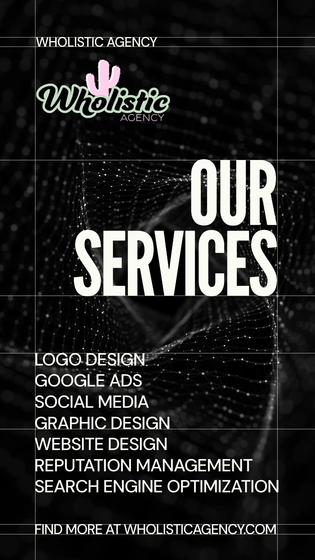 Wholistic Agency offers full spectrum digital marketing solutions to help you start your business and scale. Whether you're just starting out, or you're years in the game and looking for consistent growth - we've got you covered.
#SEO #DigitalMarketing #GoogleAds #SocialMedia #Marketing