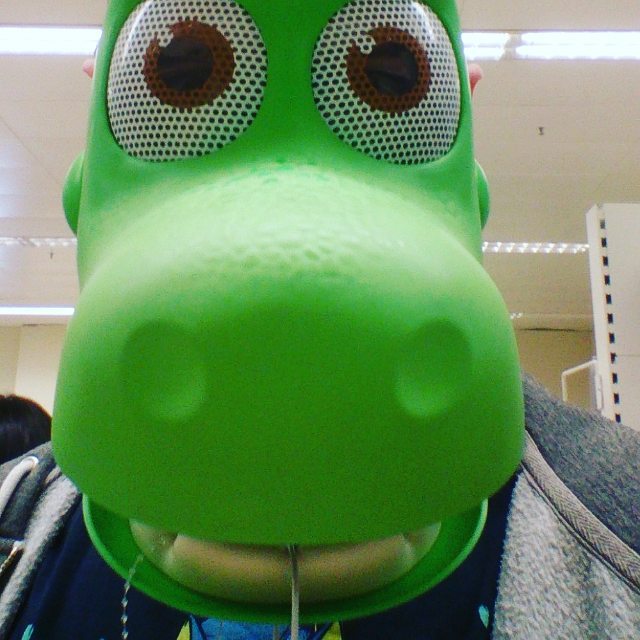 Haha, Kirsty loves it when she takes me to the shops. #imjustabigkid