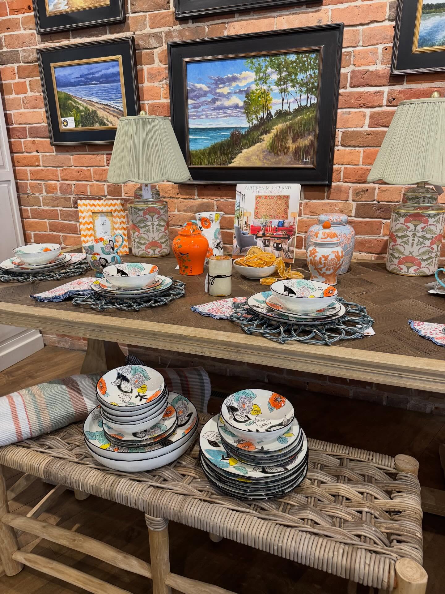 Open today 12–4pm 🌿
Spring colors are filling the studio and it feels so good. From layered tablescapes to accent rugs that can completely transform a room, we’re leaning into fresh greens, soft blues, warm corals, and happy pops of yellow.
This is the season to lighten things up, refresh a corner, or finally find that piece that makes the whole room click.
Stop in, get inspired, and bring a little spring home with you.
📍 Abigail Hayden Interiors | Michigan City
#AbigailHaydenInteriors #MichiganCityIN #shopsmallbusinesses #interiordesignstudio #refreshforspring