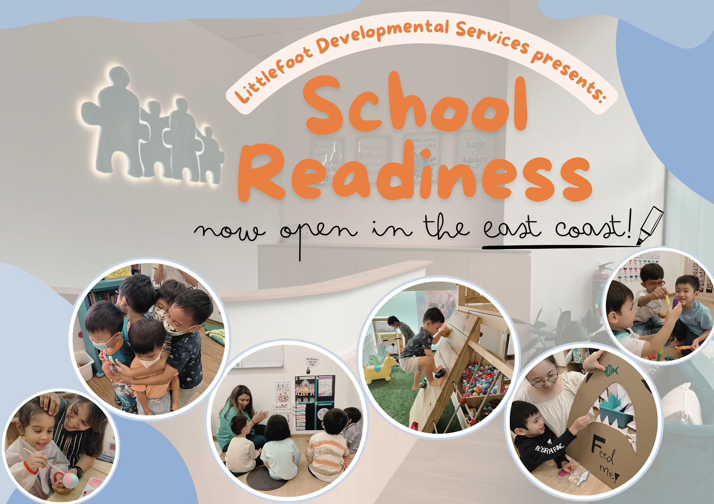 🌟 Littlefoot’s School Readiness Program! 🌟
Now Open for Enrolment in the EAST!
Give your child the best start with Littlefoot’s specialized Early Intervention Program, designed to support developmental milestones and prepare children for school success.
🔍 What We Offer:
* Individualized learning plans tailored to your child’s unique needs.
* Specialized support for early developmental challenges.
* Curriculum designed to encourage growth in cognitive, social, and motor skills.
* Professional evaluations with the AEPS
🎉 LIMITED TIME OFFER:
* 💥 $200 off 3 months school fees!
* 💥 100% OFF Registration Fees! (Worth up to $200)
* 💥 $100 OFF AEPS Evaluation!
Set your child on the path to success today. Early intervention makes all the difference!
☎️Call +65 8729 5429 or visit littlefoot.sg to secure your spot.