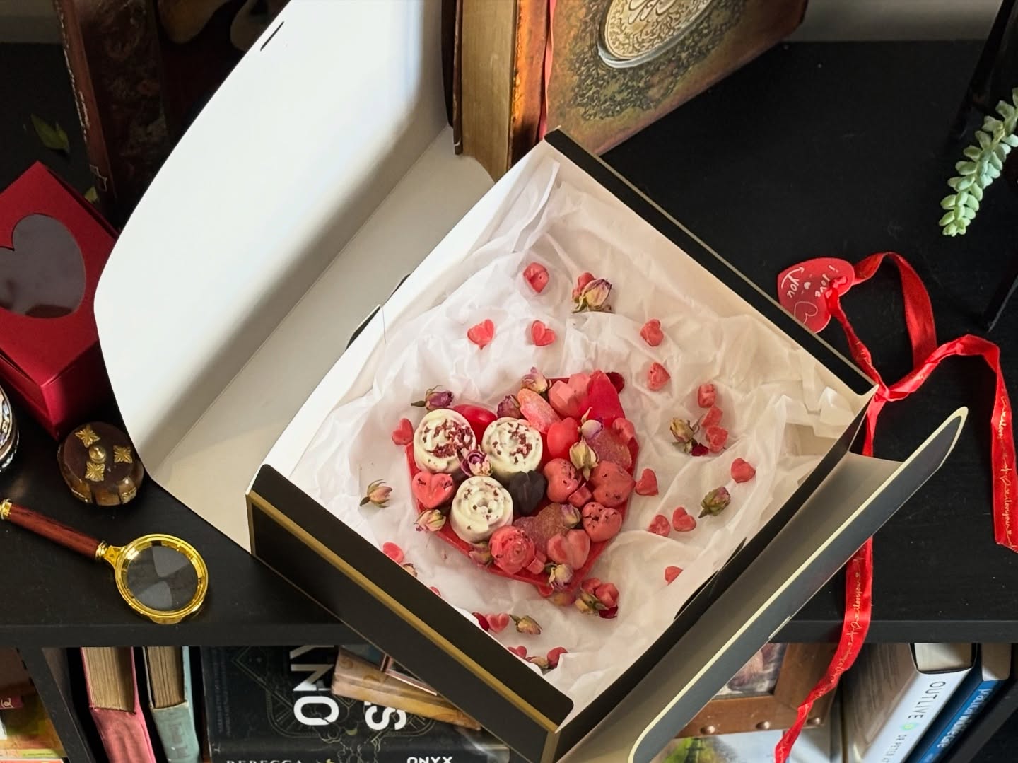 “Luxury Valentine gift boxes, carefully handcrafted with love.
Beautiful presentation. Thoughtful details. Sweet moments.
Now taking orders – message to reserve yours.”
#ValentinesGift
#ValentinesDay2026
#ValentinesBox
#GiftForHer
#GiftForHim