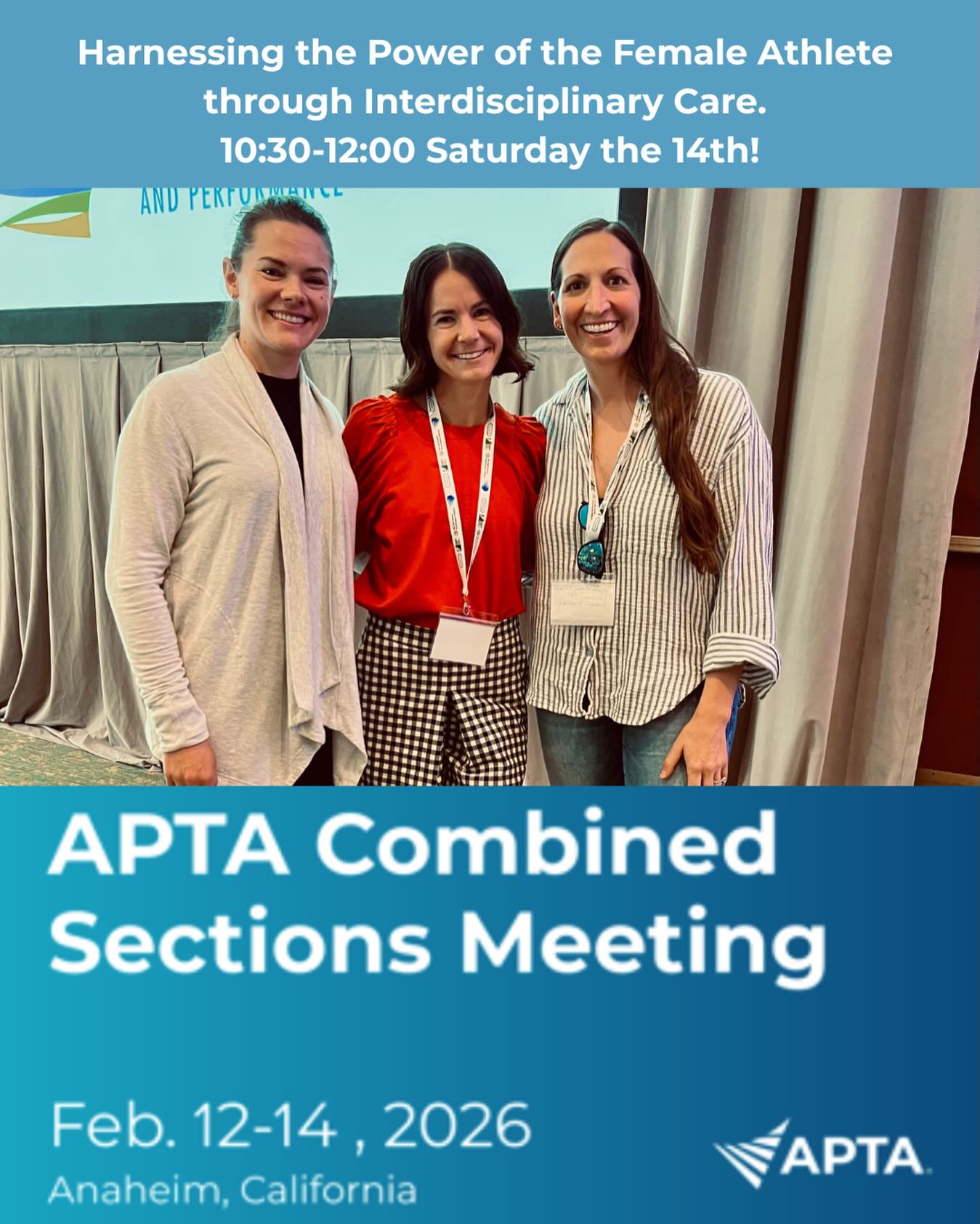 No big deal.
Your favorite cohosts (obviously myself, @sportsdietitiankelsey and Dr.Sara Raiser) from the Interdisciplinary Case Miles podcast will be speaking together APTA combined sections meeting in Anaheim this week! Happy Valentine’s Day to us! Our talk is from 10:30am to noon on Saturday ❤️❤️❤️
We will be talking about our experience building and working in an interdisciplinary medical team for the a professional running team the Atlanta Track Club elite. @atlantatrackclubelite we’ll talk about who’s part of the team, mistakes we’ve made, things we’ve learned / improved along the way and then go through the case of a female athlete suffering from REDS postpartum.
We’re super excited to be together on the West Coast, and to share our knowledge with more people! if you can’t make it, you could always listen to a podcast - drops every other Friday.
@official_apta #aptacsm
#RunningPodcast #RunKnowledge #EliteRunners #Running