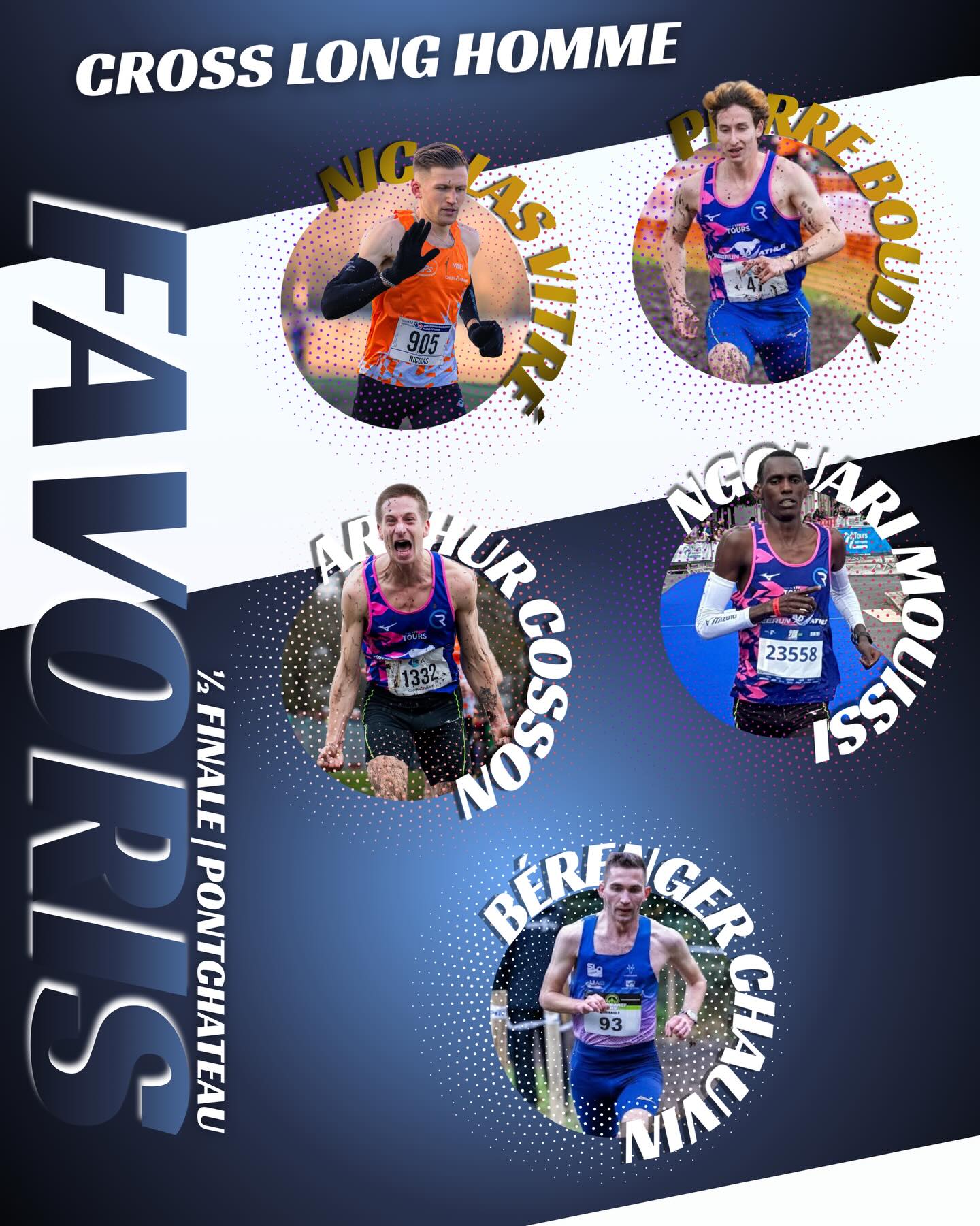 𝐁𝐈𝐌 | 𝐒𝐇𝐎𝐑𝐓 𝐋𝐈𝐒𝐓 𝐅𝐀𝐕𝐎𝐑𝐈𝐒 💥
Dimanche, dernière étape à Pontchateau, avant le grand rendez-vous de l’hiver : 𝐂𝐀𝐑𝐇𝐀𝐈𝐗, la Mecque du cross breton (et même du cross français… juste derrière Challans 🙄).
Voici la short list de nos favori(e)s.
On a quand même pris soin d’en garder quelques-uns de côté, L’idée, c’est qu’ils sortent du chapeau sans pression.🤭
Pour les autres, n’hésitez pas à vous exprimer en commentaires, ou sur Strava ⬇️
PS : On n’a pas voulu remettre l’arrivée du cross long élite hommes de l’an dernier… on en fait encore des cauchemars. 😅