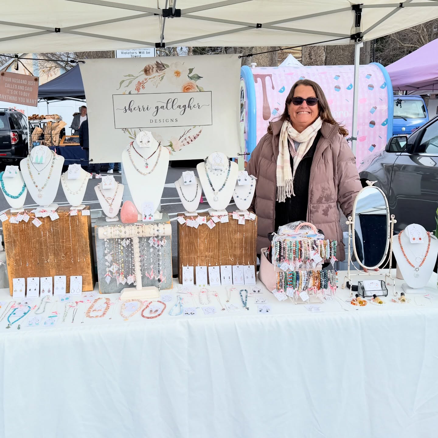 Happy Valentine’s Day! I’m back at the @napafarmersmkt today until noon.
It’s the perfect day to treat yourself or loved one to a special jewelry treat. Everything in my booth is handmade by me and ready to take home.
See you soon!
#handmadejewelry #sharethelove #valentinesday #napafarmersmarket