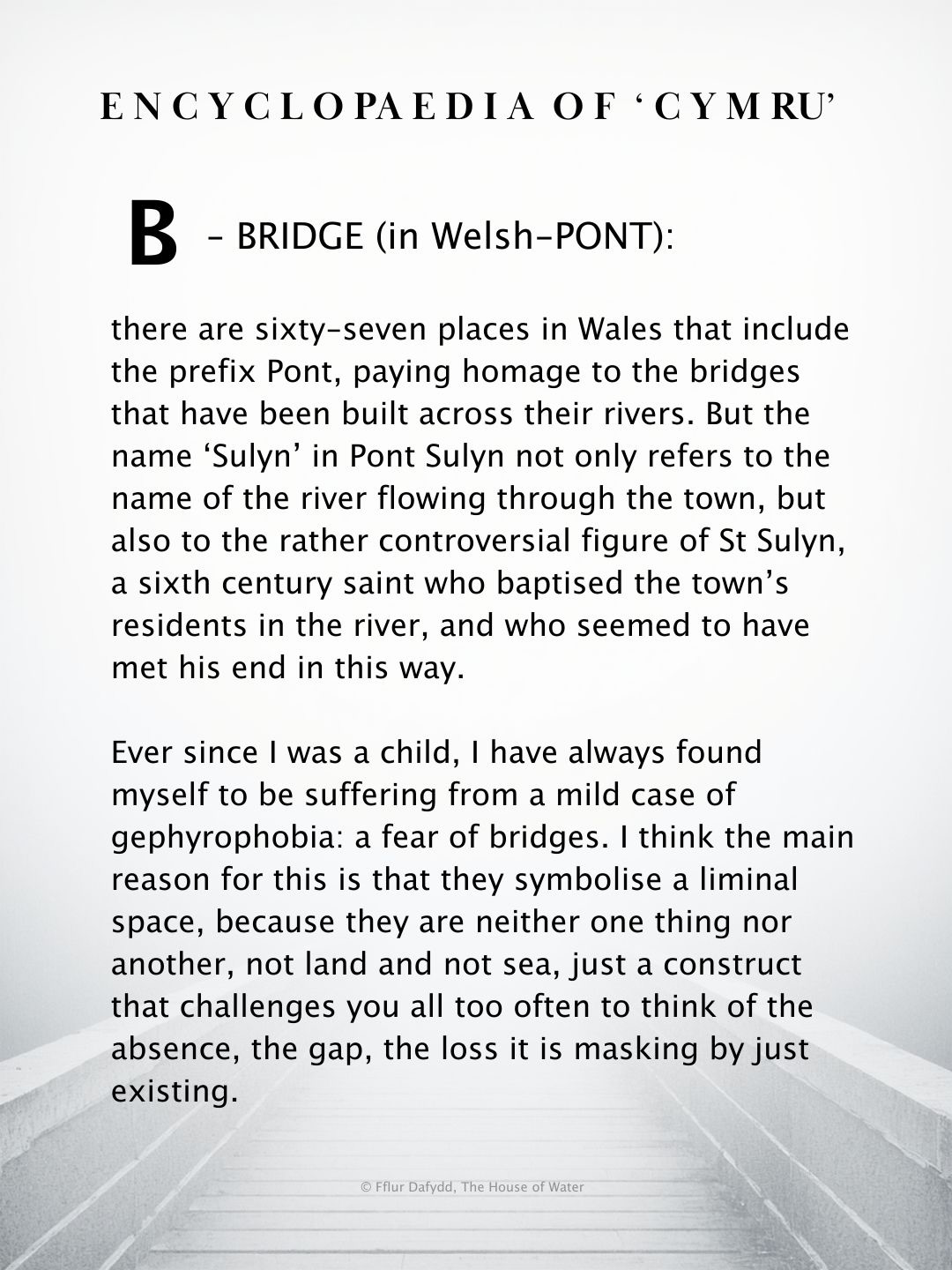 B.
From the world of The House of Water.
Out now in paperback, digital & audio.