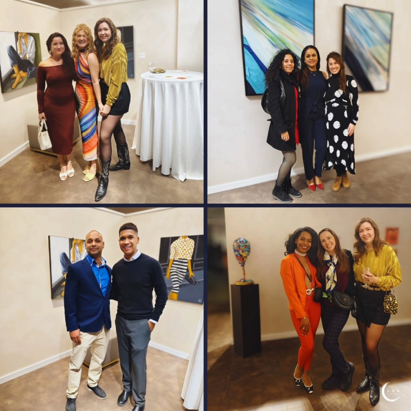 It’s all about the people ✨
From founders to artists, the energy at @hubartexhibition was unmatched. Swipe to see the faces behind the first edition of Lua's Sensory Experience... Tag yourself! 🤩🥂
#luaexperiences #art #music #culture #barcelona