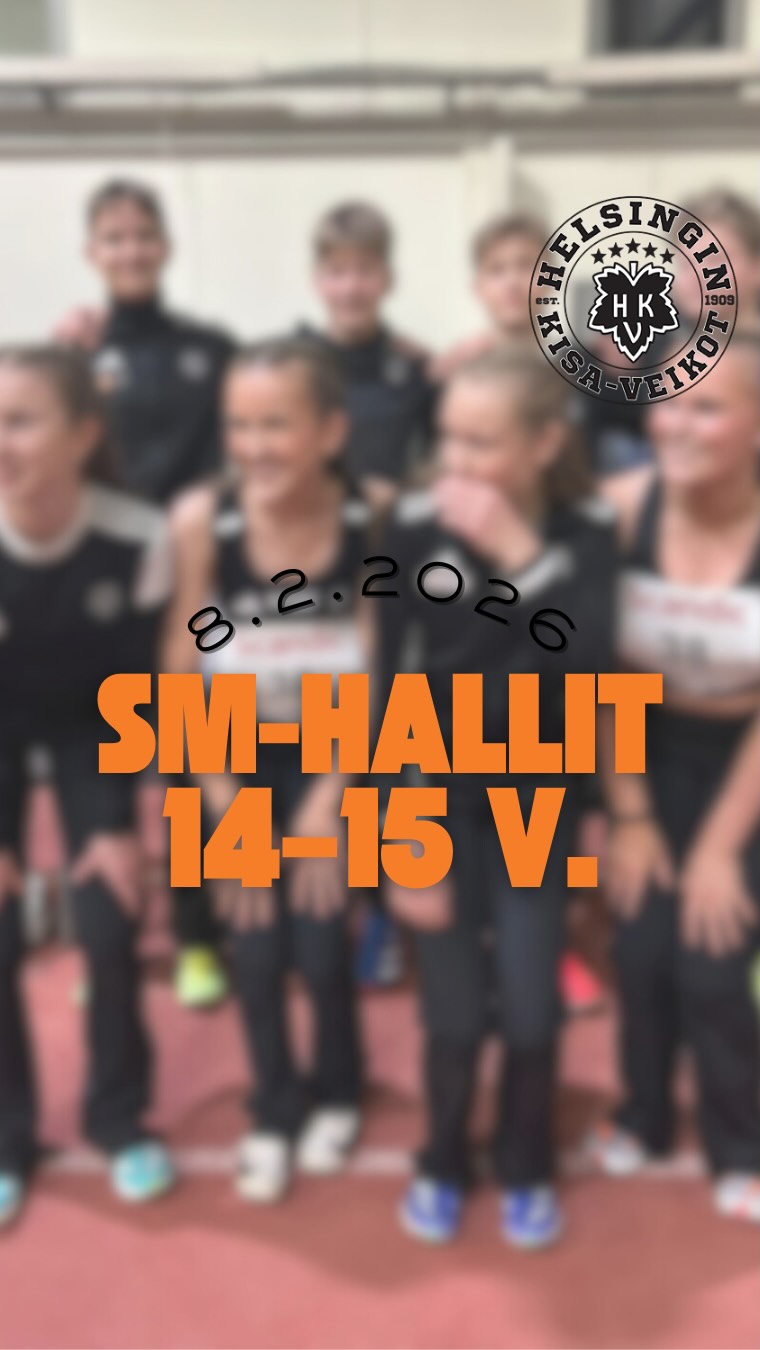 ⨠SM-MITALEITA JYVĂSKYLĂSTĂ! â¨
Ensimmäisissä 14-15 v. SM-halleissa HKV:n joukkue loisti! Toisen päivän tunnelmia videolla.
HOPEAA:
đĽ Lauri Nikkilä M15 pituus 5,65 (PB!)
đĽ Onni Tuominen M15 2000m (PB!)
đĽ Niklas Ylimutka M14 60m aj 9,59 (PB!)
PRONSSIA:
đĽ Lauri Nikkilä M15 3-loikka 11,89 (PB!)
đĽ Leo TĂśyrylä M14 3-loikka 11,00
đĽ Konsta Jakobsson M14 2000m (PB!)
Lisäksi komeat 4. sijat: Iida Westerbergille (3000m kävely) ja Roope Suoniemelle (60m aj)
Leo TÜyrylä juoksi finaaliin asti 60m:llä (8. sija, PB 8,09) ja kaksi viestijoukkuetta kisasi upeasti!
Ikimuistoinen viikonloppu nuorille kisaveikoille! đŞđĽ
Lue tarkempi artikkeli hkv.fi