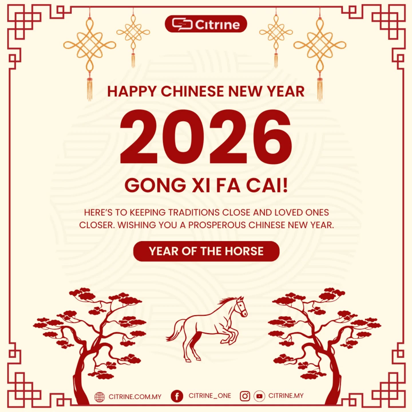 There was a time when Chinese New Year arrived in shades of red and gold.
Stacks of angpao laid neatly on the table.
The careful selection of designs.
The quiet ritual of sliding crisp notes inside.
We remember holding them with both hands, receiving not just money, but blessings. Health. Protection. Prosperity. Love.
Today, a QR code can carry those blessings in seconds. A transfer is completed with a tap. It’s efficient. It’s modern. It’s the way forward.
But somewhere between the notification tone and the digital receipt, we may find ourselves missing the warmth of that simple exchange; The smile, the laughter, the presence.
An angpao was never just a red packet.
It was a moment shared. A tradition passed down. A memory in the making.
This Chinese New Year, whether given by hand or by scan, may we hold on to what truly matters: the spirit of giving, the joy of togetherness, and the traditions that shaped us.
Gong Xi Fa Cai. 🧧
- Citrine
#happychinesenewyear
#cny2026