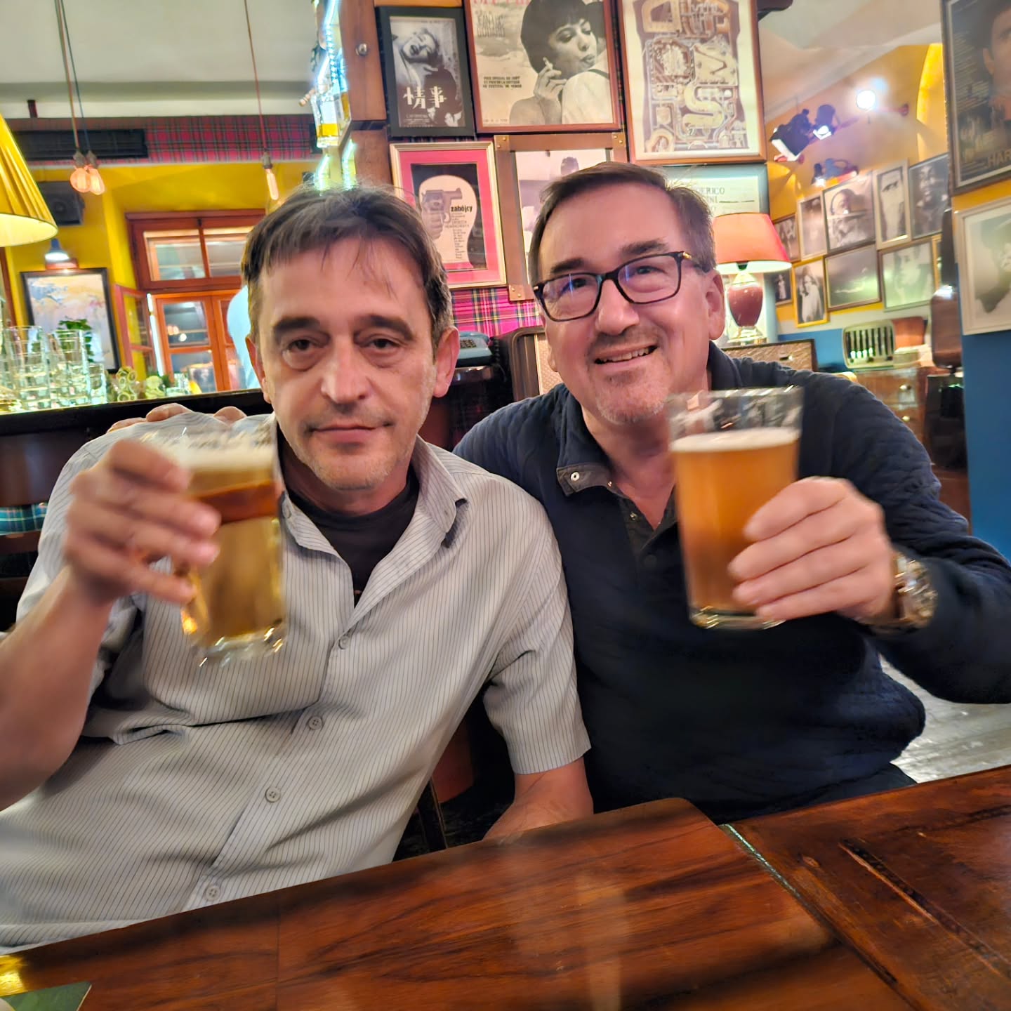 Great times with friends in Albania.