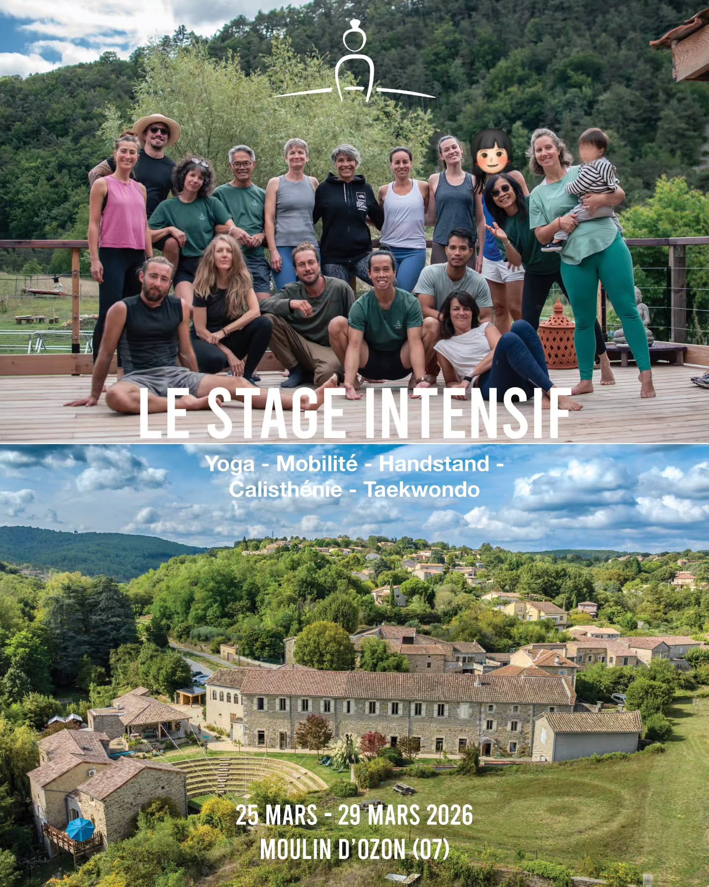 🌶Tu veux pimenter ta pratique physique ?
.
🚀Rejoins nous pour 4 jours de stage intensif, 25h de pratique, et viens faire décoller ta pratique.
.
Au programme :
- Méditation
- Respiration
- Yoga
- Mobilité articulaire
- Backbends
- Arm balances
- Handstand
- Callisthénie
- Taekwondo
.
💶 Tarif : à partir de 815€
.
➡️ Écris moi pour t'inscrire :
Marc@martial-yoga.com
07 55 67 50 45