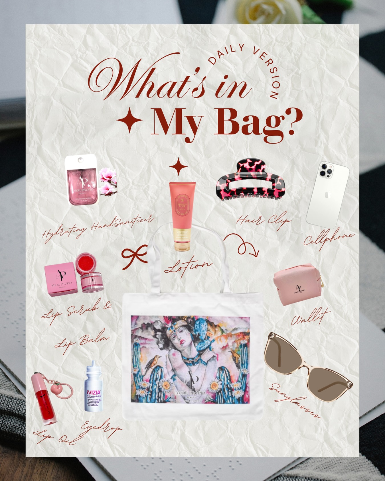 What’s inside my Amor Propio Tote bag? 👜
You need these Essentials products inside your bag too! ✨
#hydratinghandsanitizer #lotion #lipscrubandbalm #lipoil #amorpropiobeauty