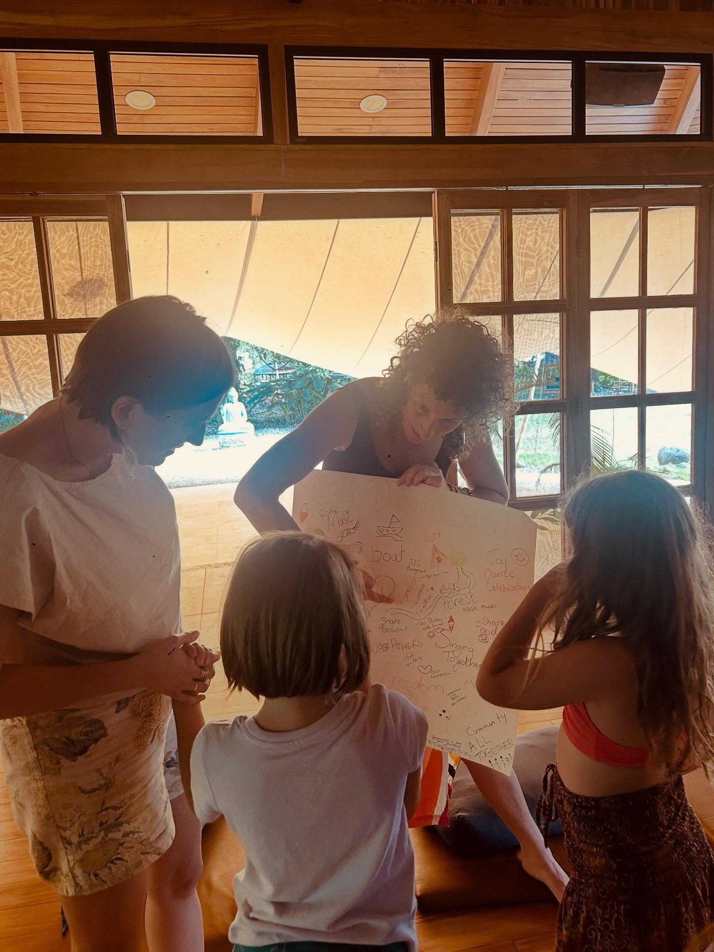 activating the seeds of @amoracommunity ✨ weaving the dreams of our children into this world 💫