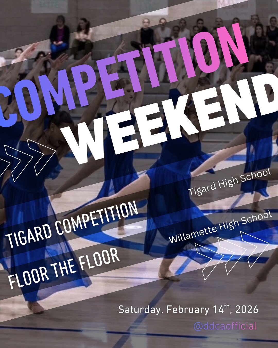 What better way to spend Valentine’s Day than with another day of dance? 💞😍
Two competitions taking place at Tigard and Willamette this Saturday! Check out their pages for more details! @tigard_tigerettes @willamettedanceteam
#danceteam #stateszn #competition #valentinesday